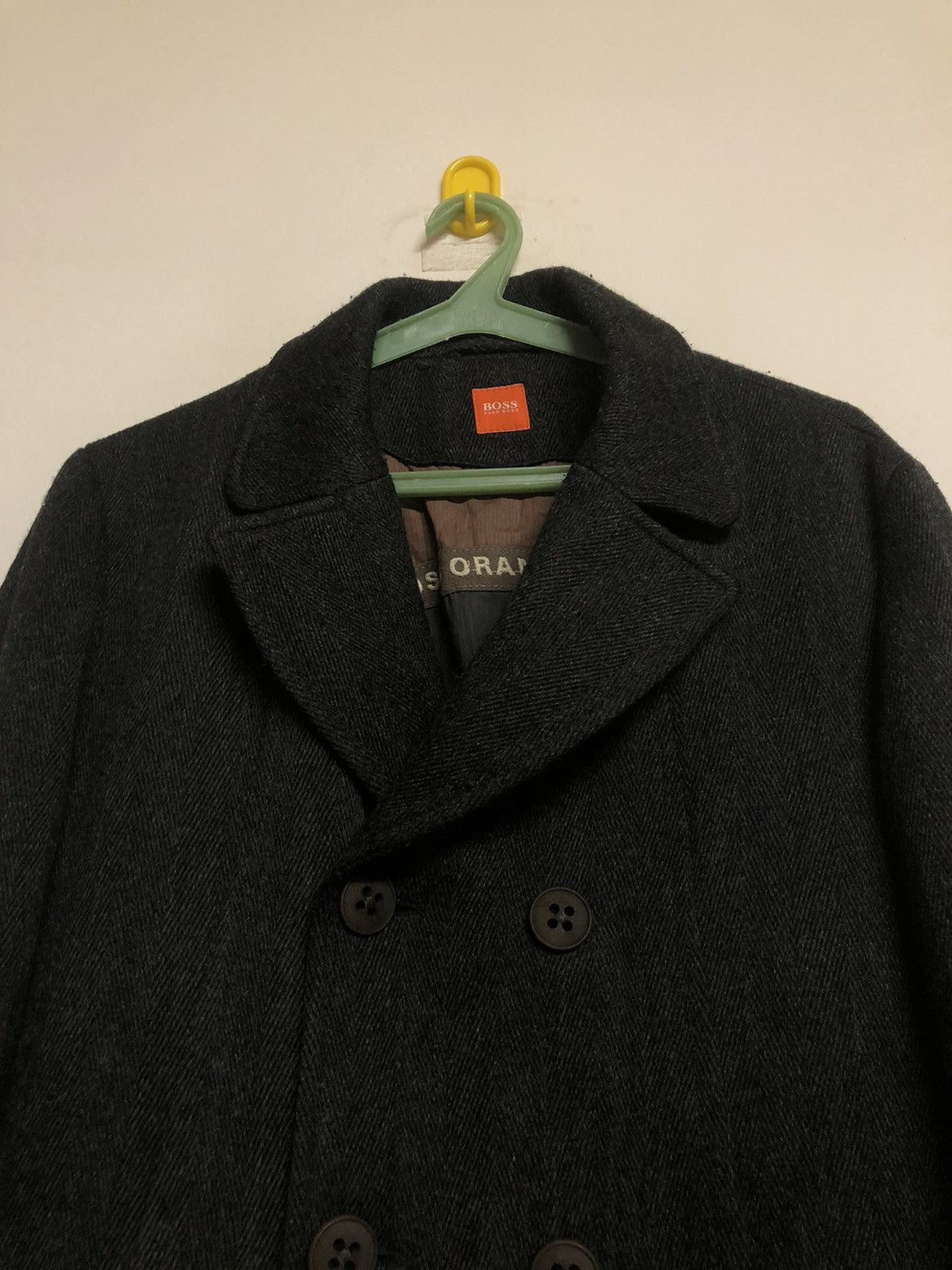 Designer × Hugo Boss Hugo Boss wood designer trench archive jacket rare Y2K Size US M / EU 48-50 / 2 - 2 Thumbnail