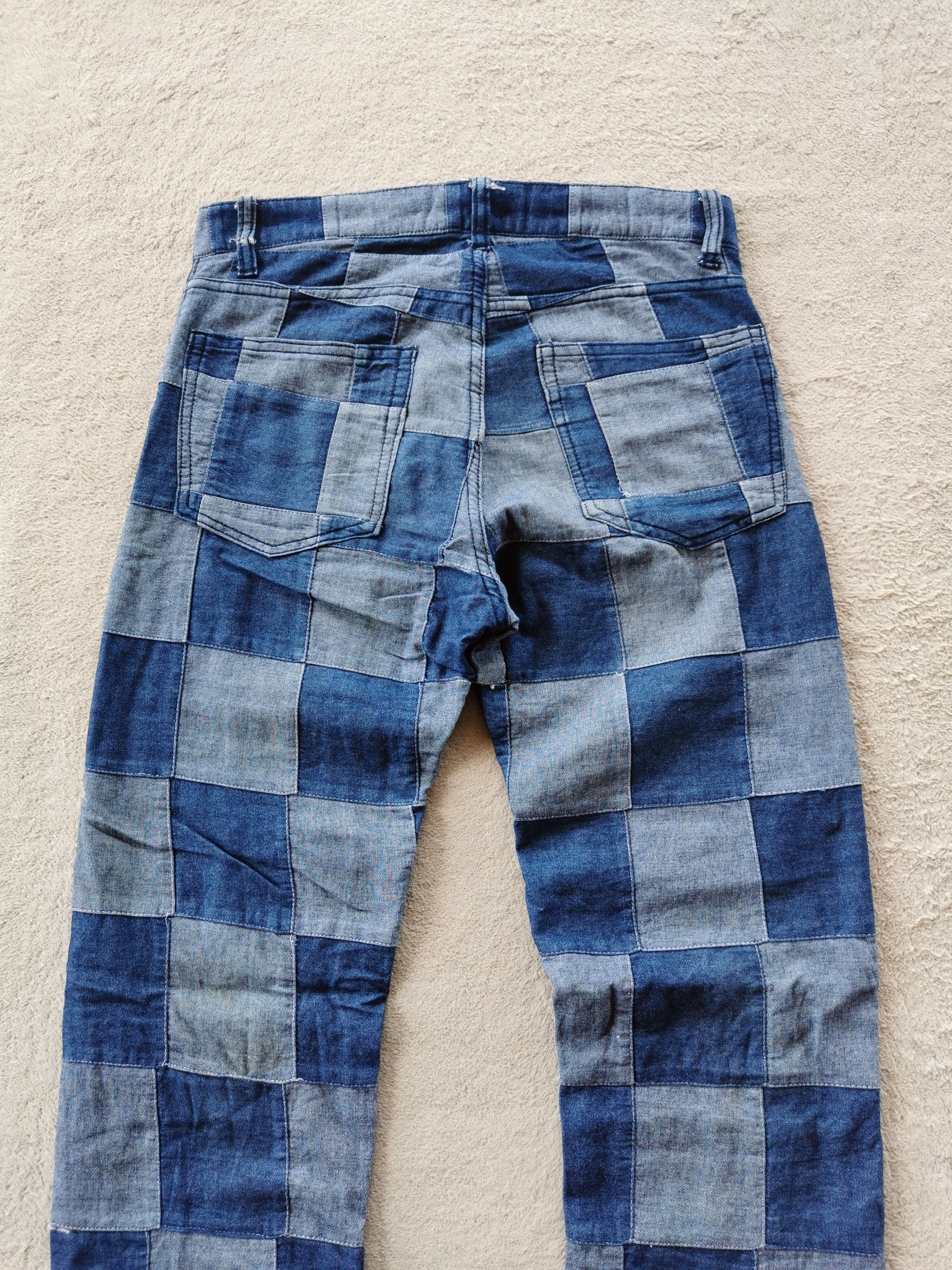 Japanese Brand Midwest Japan Checkered Denim Jeans Size US 30 / EU 46 - 4 Thumbnail