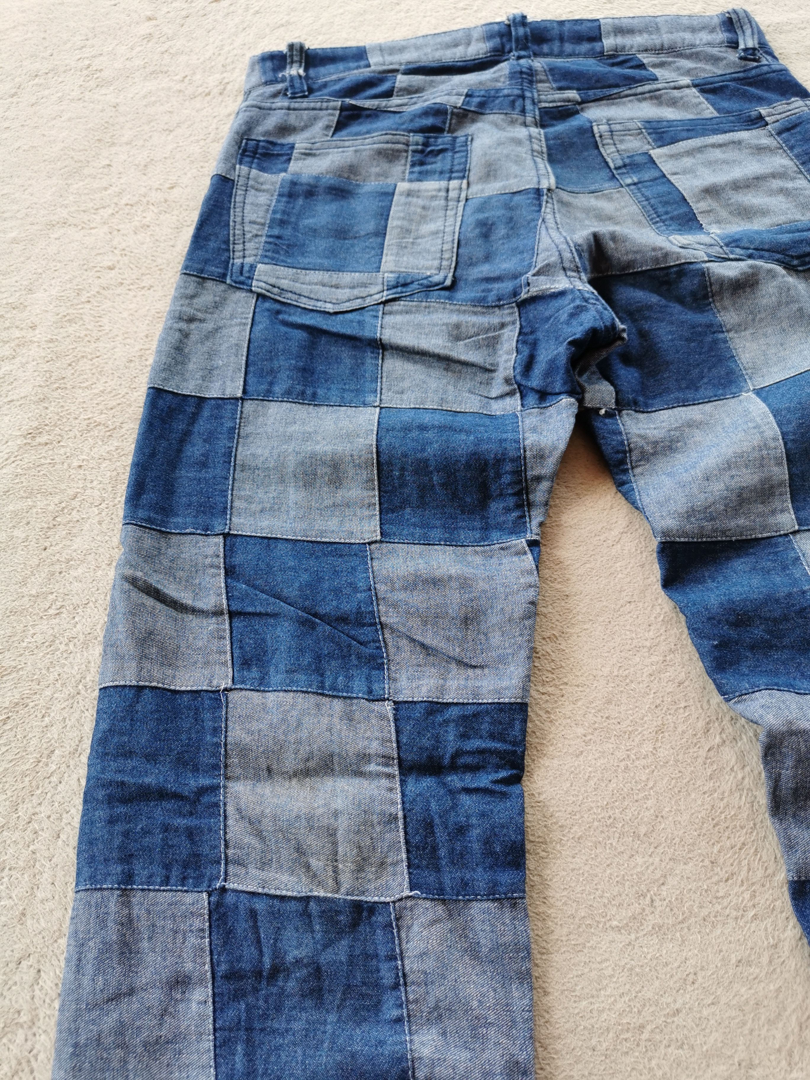 Japanese Brand Midwest Japan Checkered Denim Jeans Size US 30 / EU 46 - 5 Thumbnail