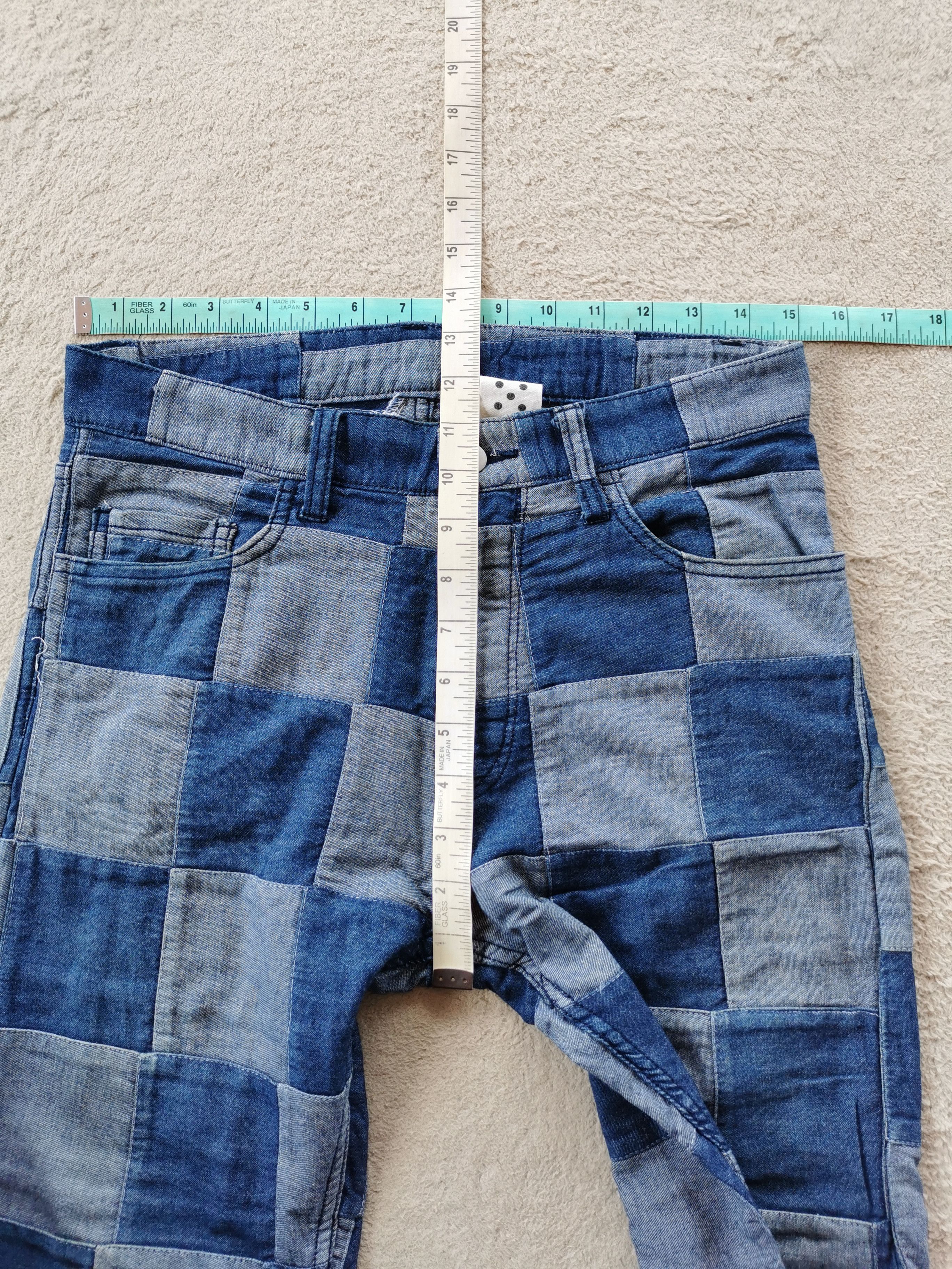 Japanese Brand Midwest Japan Checkered Denim Jeans Size US 30 / EU 46 - 9 Thumbnail