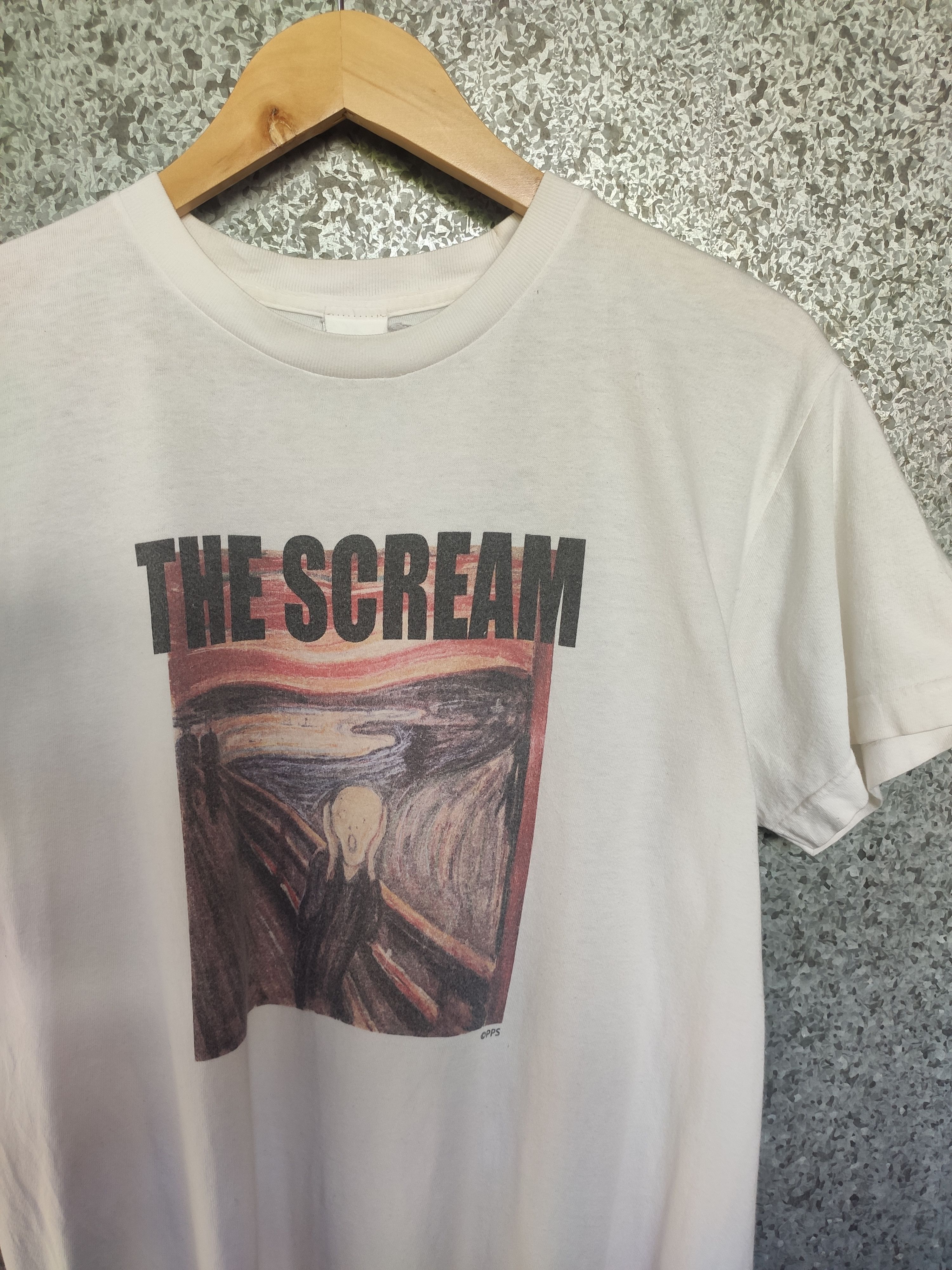 Vintage 90s Masterpiece Art The Scream t shirt Edward Munch