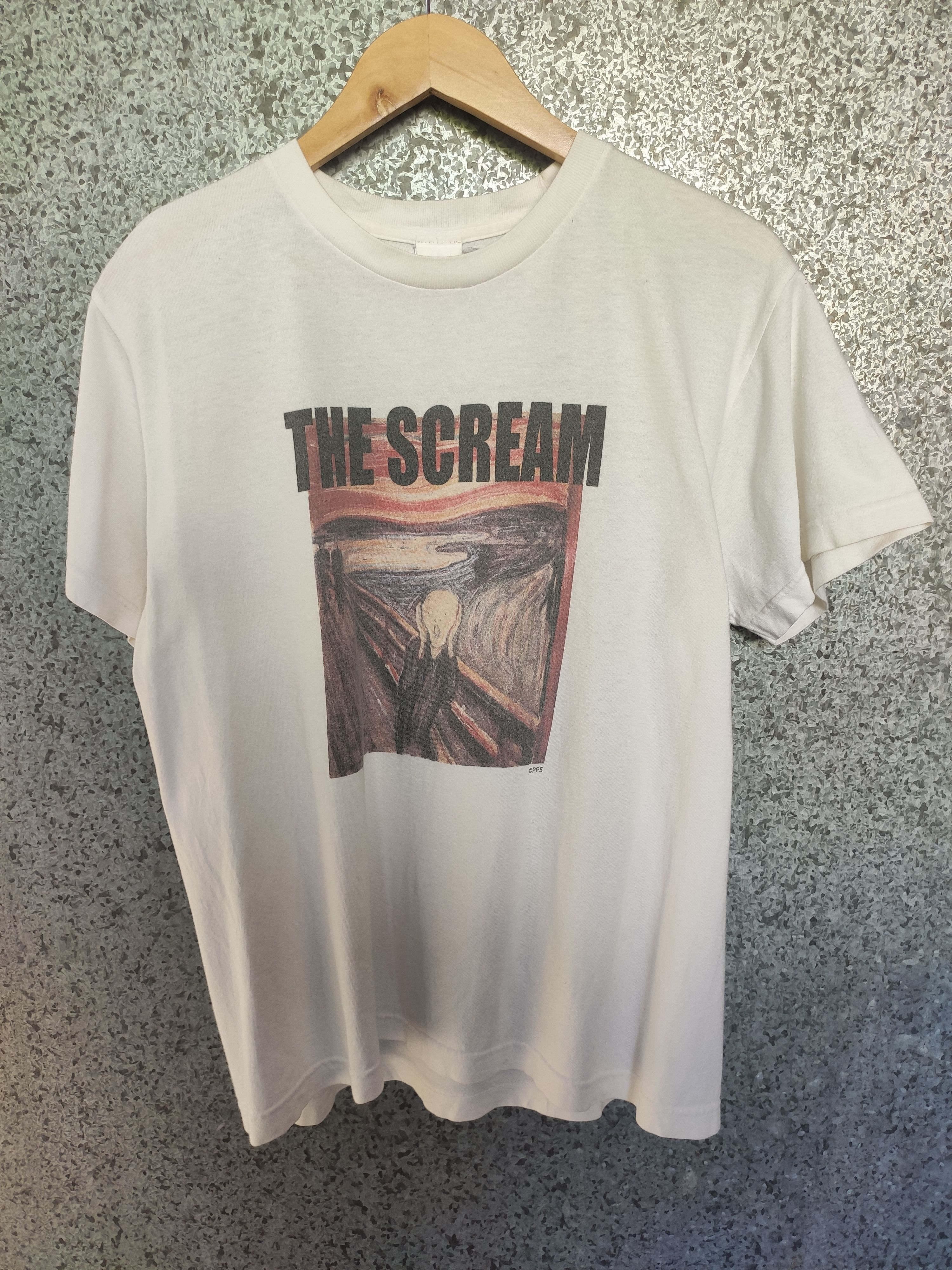 Art Comes First 🔥 Vtg 90s Masterpiece Art The Scream t shirt Edward Munch Size US M / EU 48-50 / 2 - 6 Thumbnail