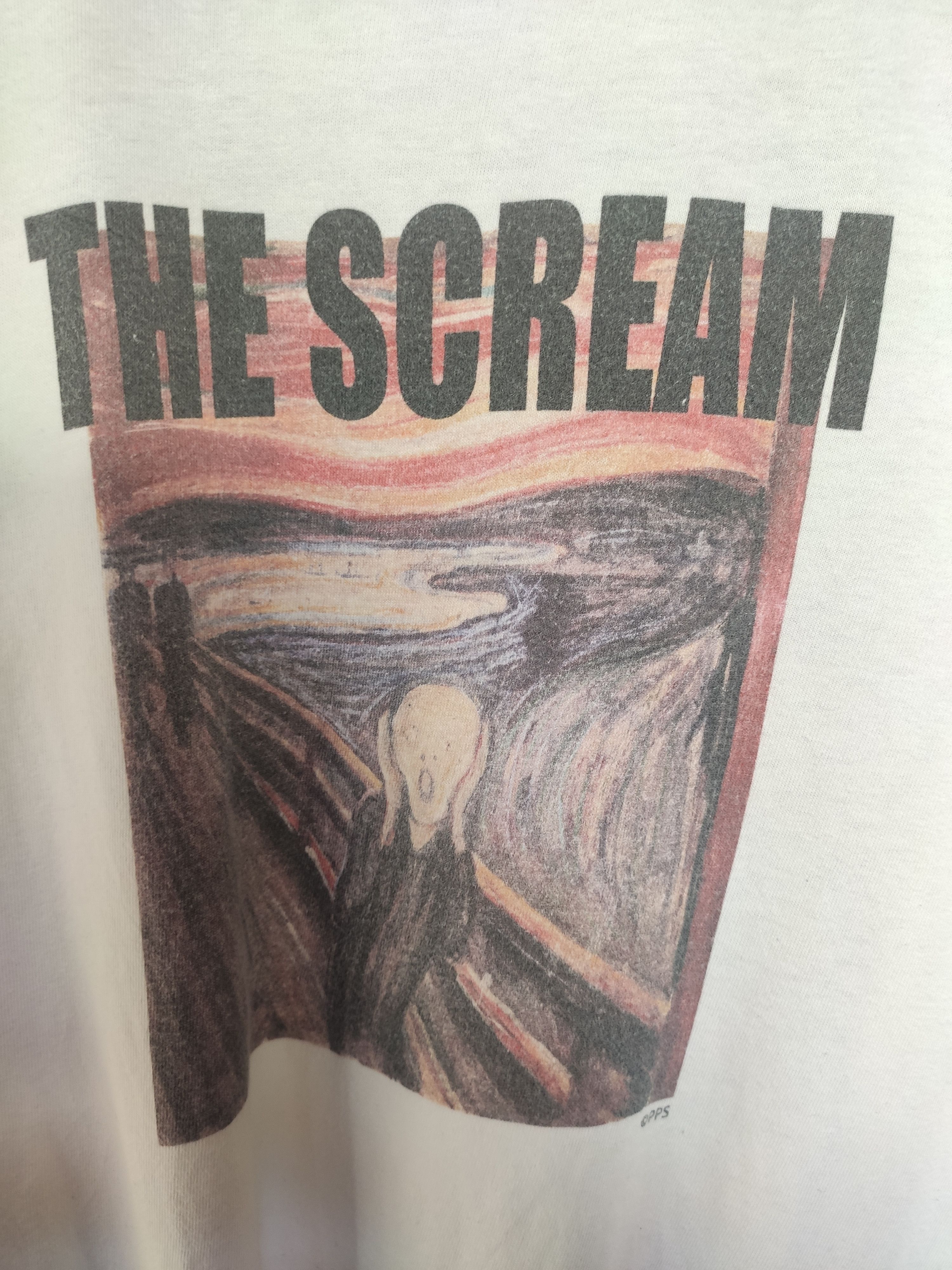 Art Comes First 🔥 Vtg 90s Masterpiece Art The Scream t shirt Edward Munch Size US M / EU 48-50 / 2 - 2 Thumbnail