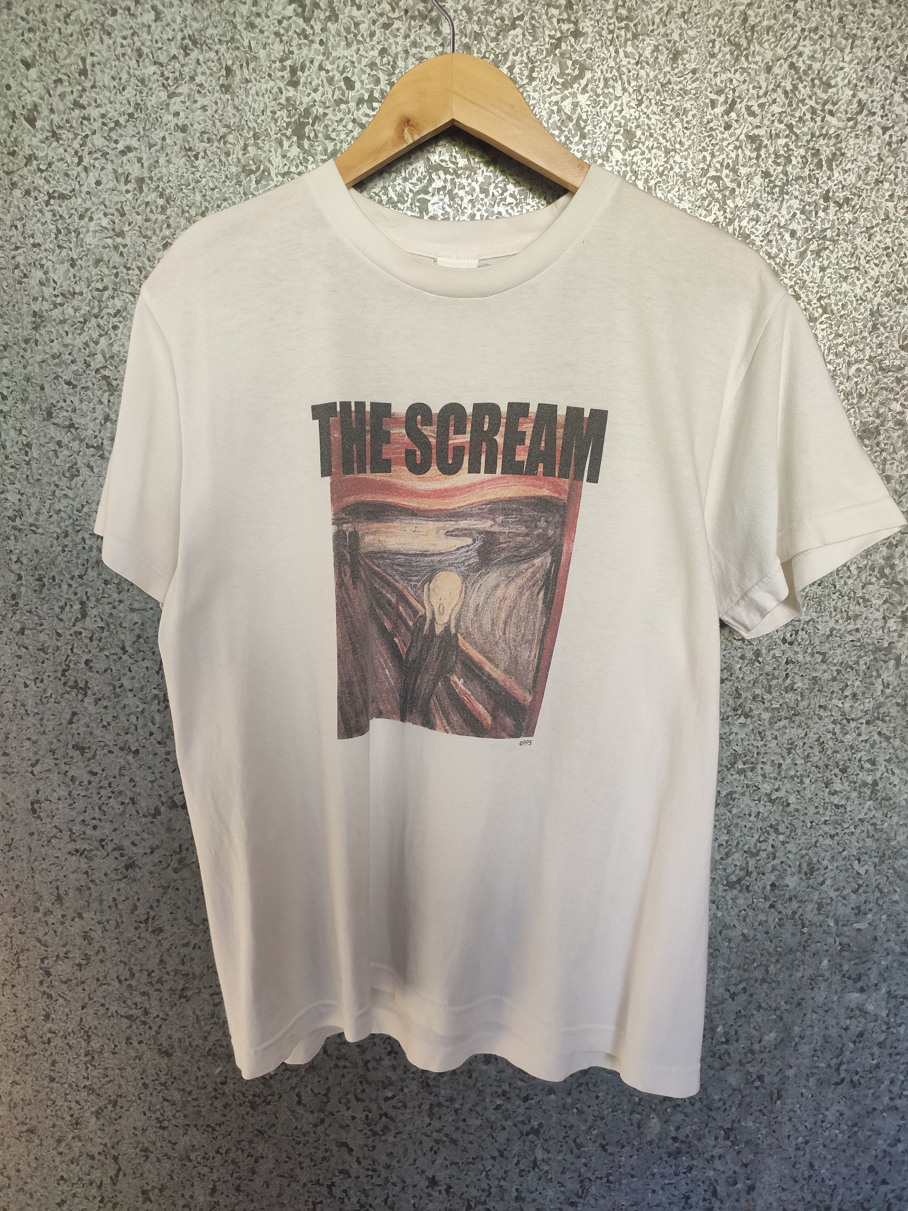 Art Comes First 🔥 Vtg 90s Masterpiece Art The Scream t shirt Edward Munch Size US M / EU 48-50 / 2 - 3 Thumbnail
