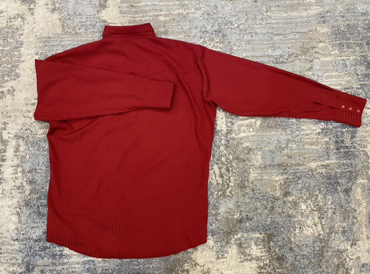 Vintage × Wrangler Wrangler Western Cherry Red Pearl Snap Shirt Size US XL / EU 56 / 4 - 5 Thumbnail
