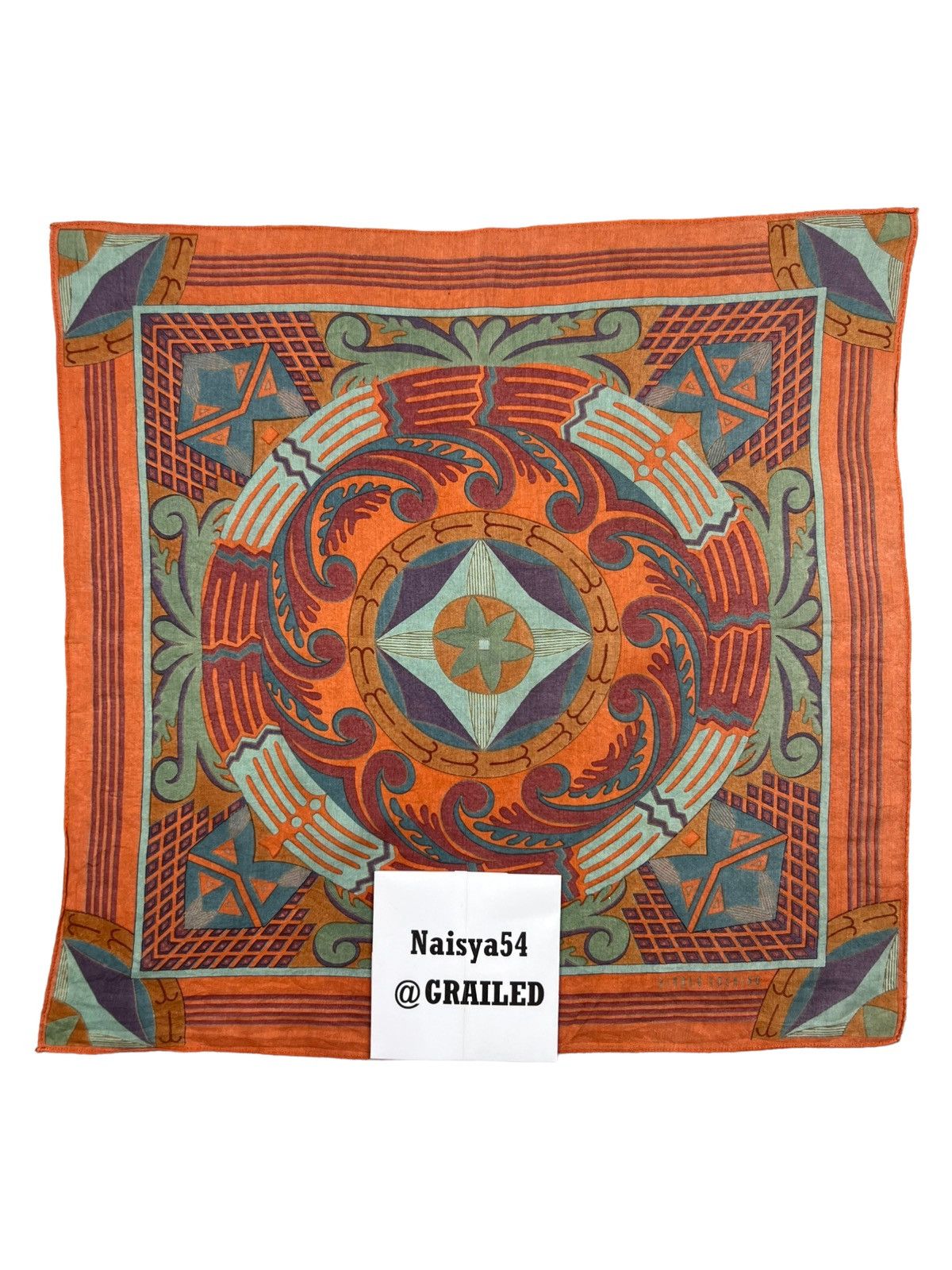 Hiroko Koshino Homme Hiroko Koshino Handkerchief Neckerchief Bandana Pocketsquare Size ONE SIZE - 6 Thumbnail