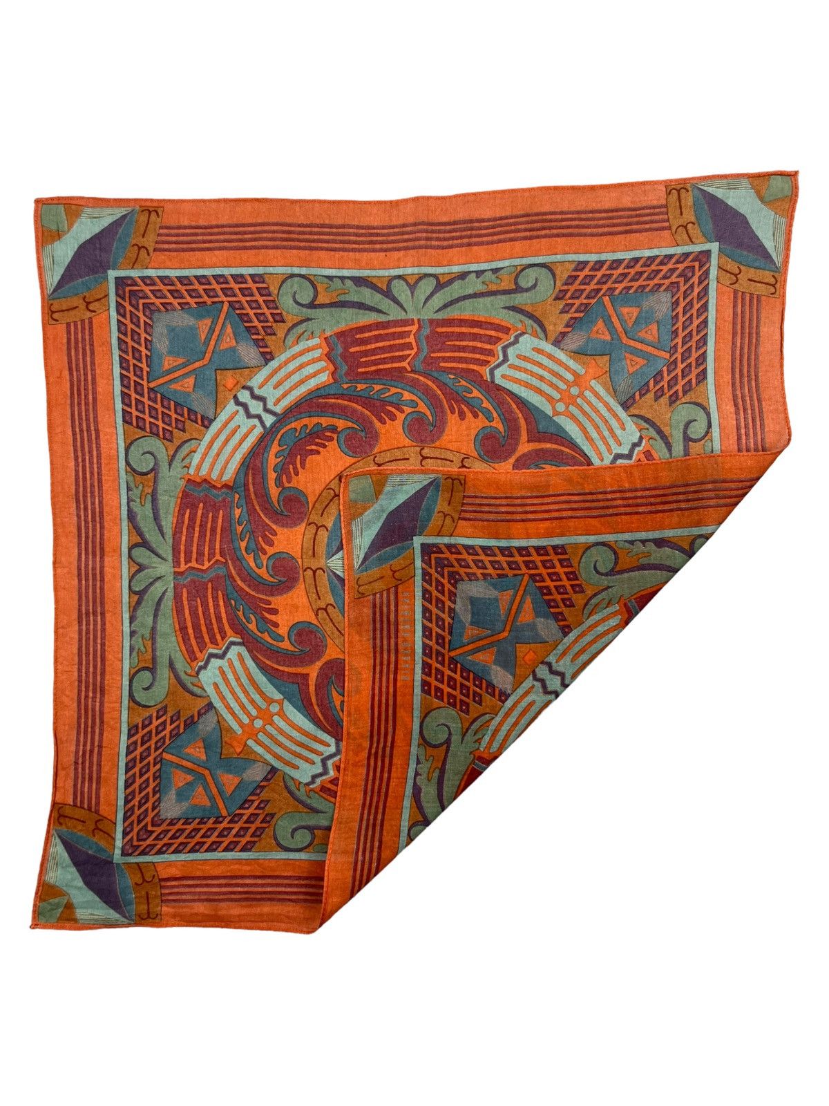 Hiroko Koshino Homme Hiroko Koshino Handkerchief Neckerchief Bandana Pocketsquare Size ONE SIZE - 4 Thumbnail