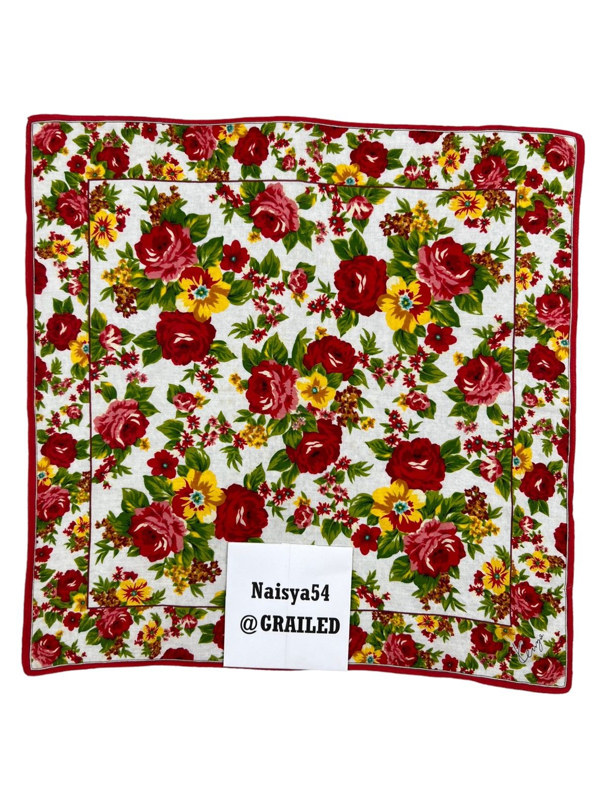 Kenzo Kenzo Handkerchief Neckerchief Bandana Pocketsquare Size ONE SIZE - 6 Thumbnail