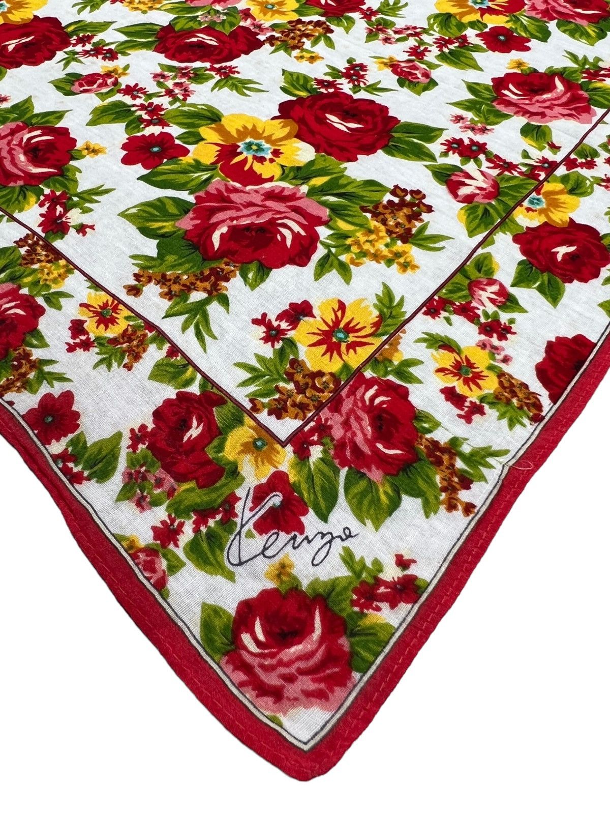 Kenzo Kenzo Handkerchief Neckerchief Bandana Pocketsquare Size ONE SIZE - 4 Thumbnail