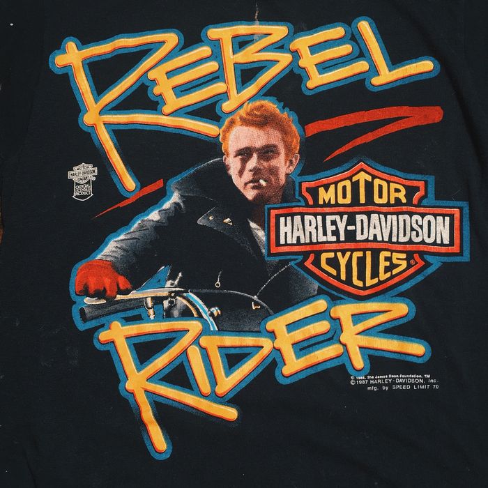 Harley-Davidson James Dean Rebel Rider T-shirt - TokoPyramid