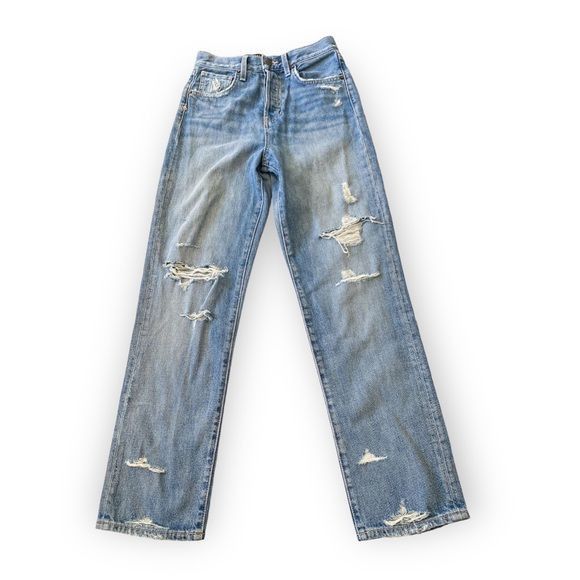Veronica Beard NWT Veronica Beard Blake Straight jeans with Destory, 25 Size 25" / US 0 / IT 36 - 4 Thumbnail
