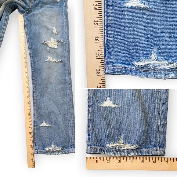 Veronica Beard NWT Veronica Beard Blake Straight jeans with Destory, 25 Size 25" / US 0 / IT 36 - 13 Thumbnail