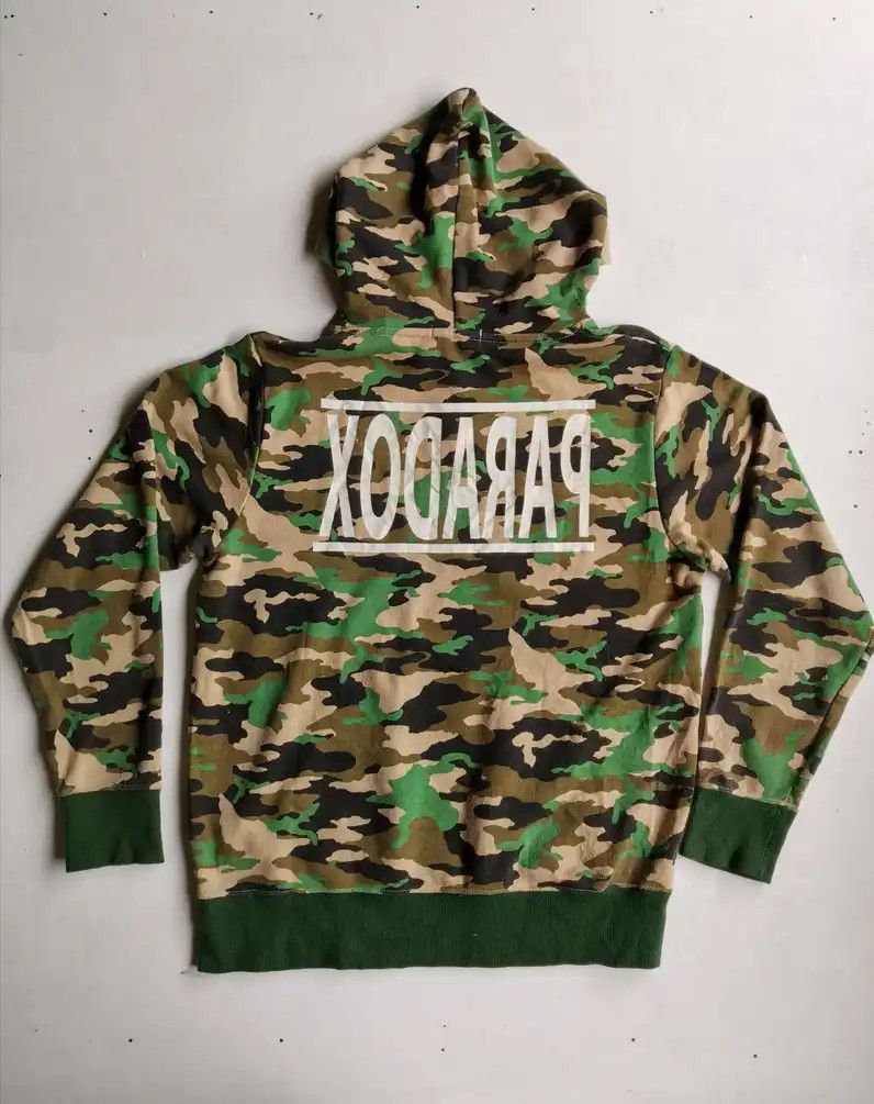 Japanese Brand Browny Navy Camo Hoodie Sweatshirt Size US M / EU 48-50 / 2 - 1 Thumbnail