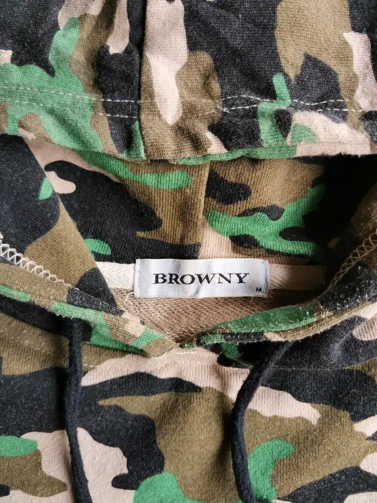 Japanese Brand Browny Navy Camo Hoodie Sweatshirt Size US M / EU 48-50 / 2 - 5 Thumbnail