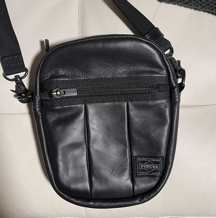 Porter Yoshida Porter Aloof L Leather Shoulder Bag | Grailed