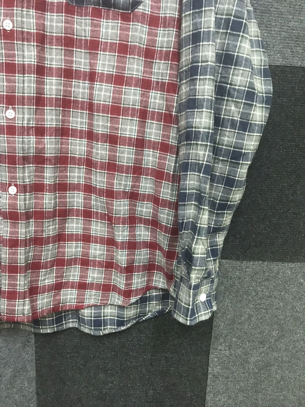 GU × Kim Jones KIM JONES X GU AW06/19 Split Personality Flannel Size US XL / EU 56 / 4 - 6 Thumbnail