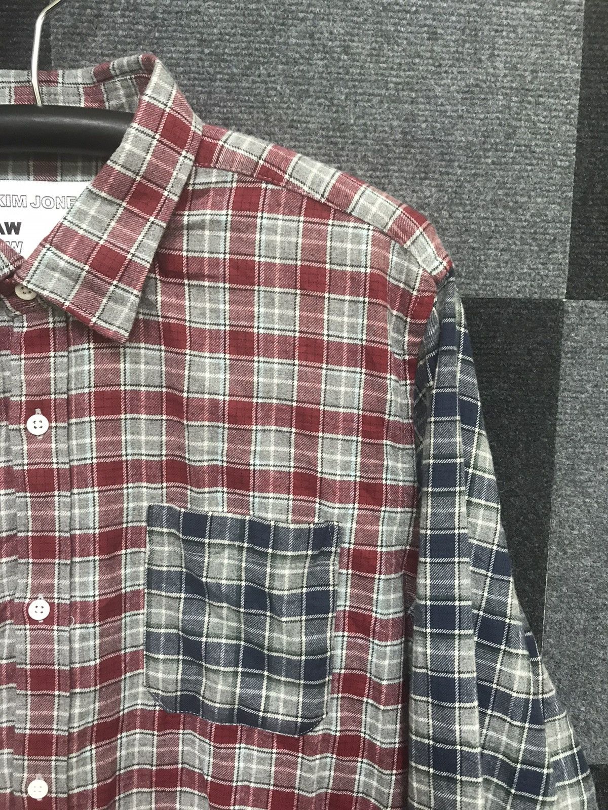 GU × Kim Jones KIM JONES X GU AW06/19 Split Personality Flannel Size US XL / EU 56 / 4 - 4 Thumbnail