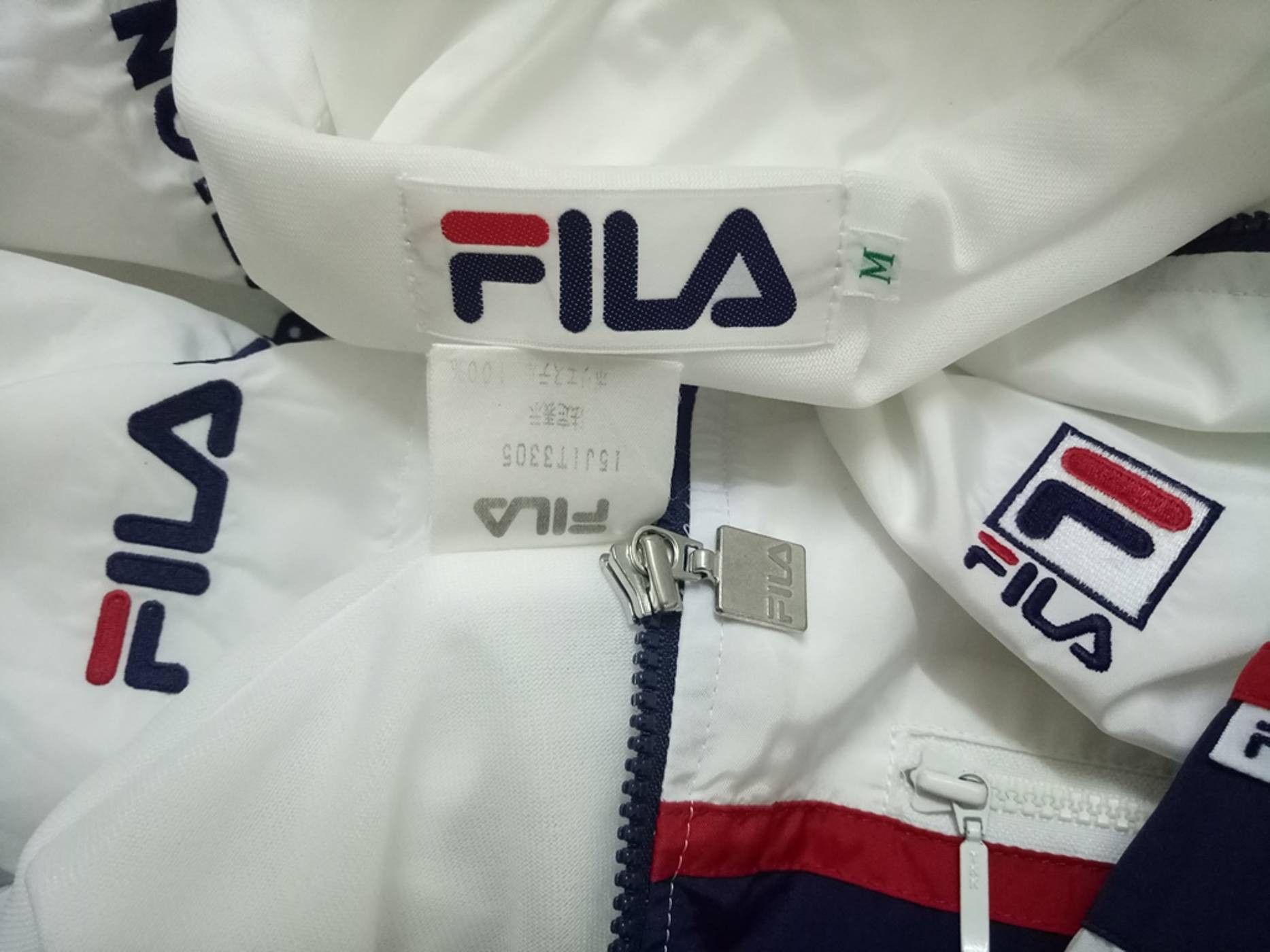 Fila 🔥Fila International Zip Up Windbreaker Jacket Rare Size US M / EU 48-50 / 2 - 11 Thumbnail