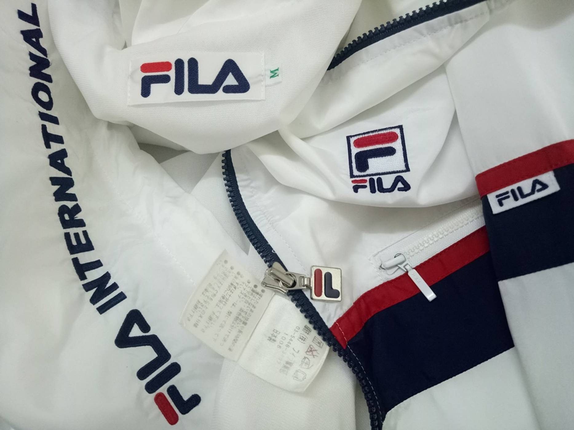 Fila 🔥Fila International Zip Up Windbreaker Jacket Rare Size US M / EU 48-50 / 2 - 9 Thumbnail