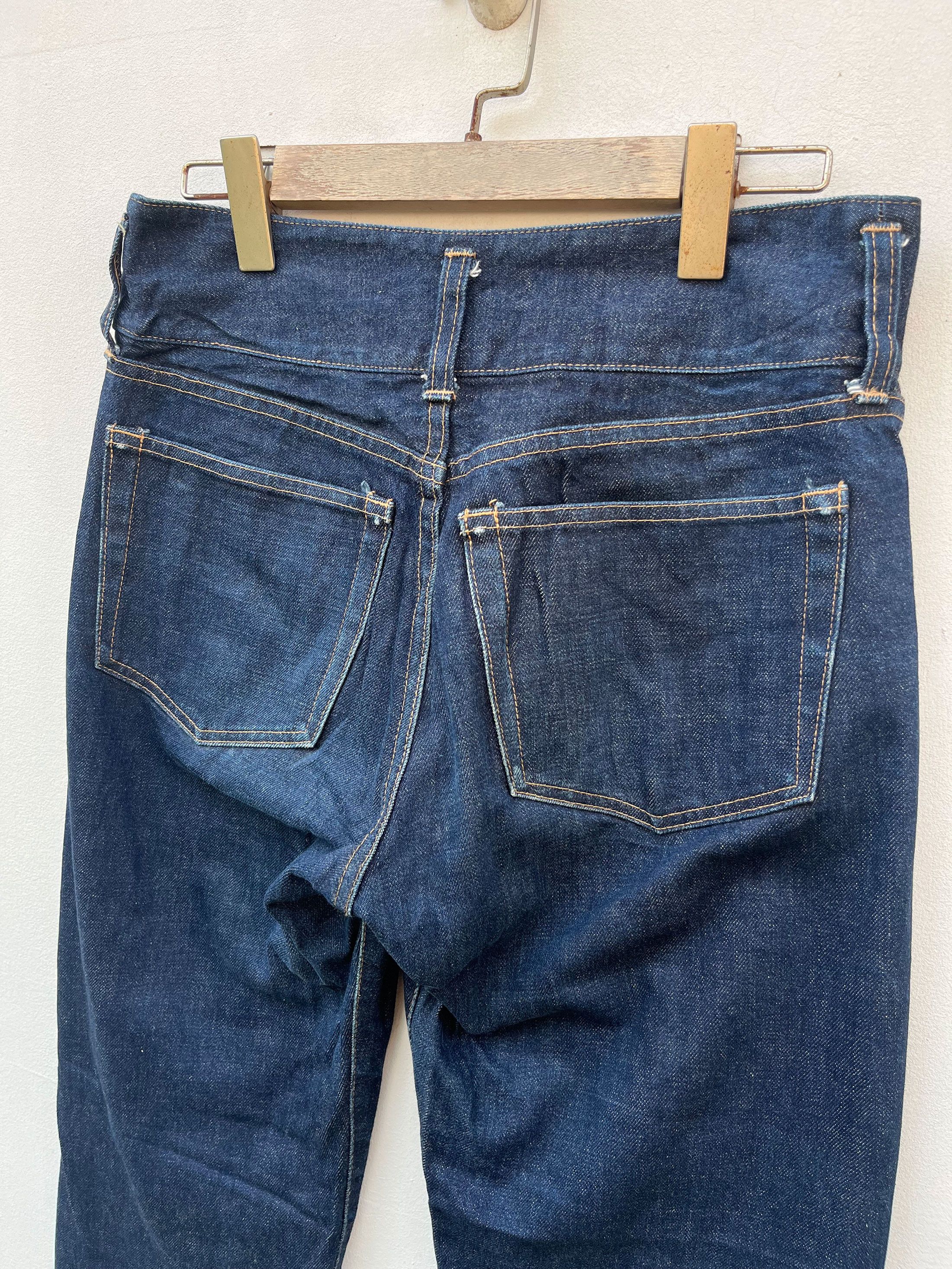 CABANE de ZUCCa × Designer × Japanese Brand Cabane De Zucca Cropped Art Craft Jeans Selvedge Size US 30 / EU 46 - 7 Thumbnail