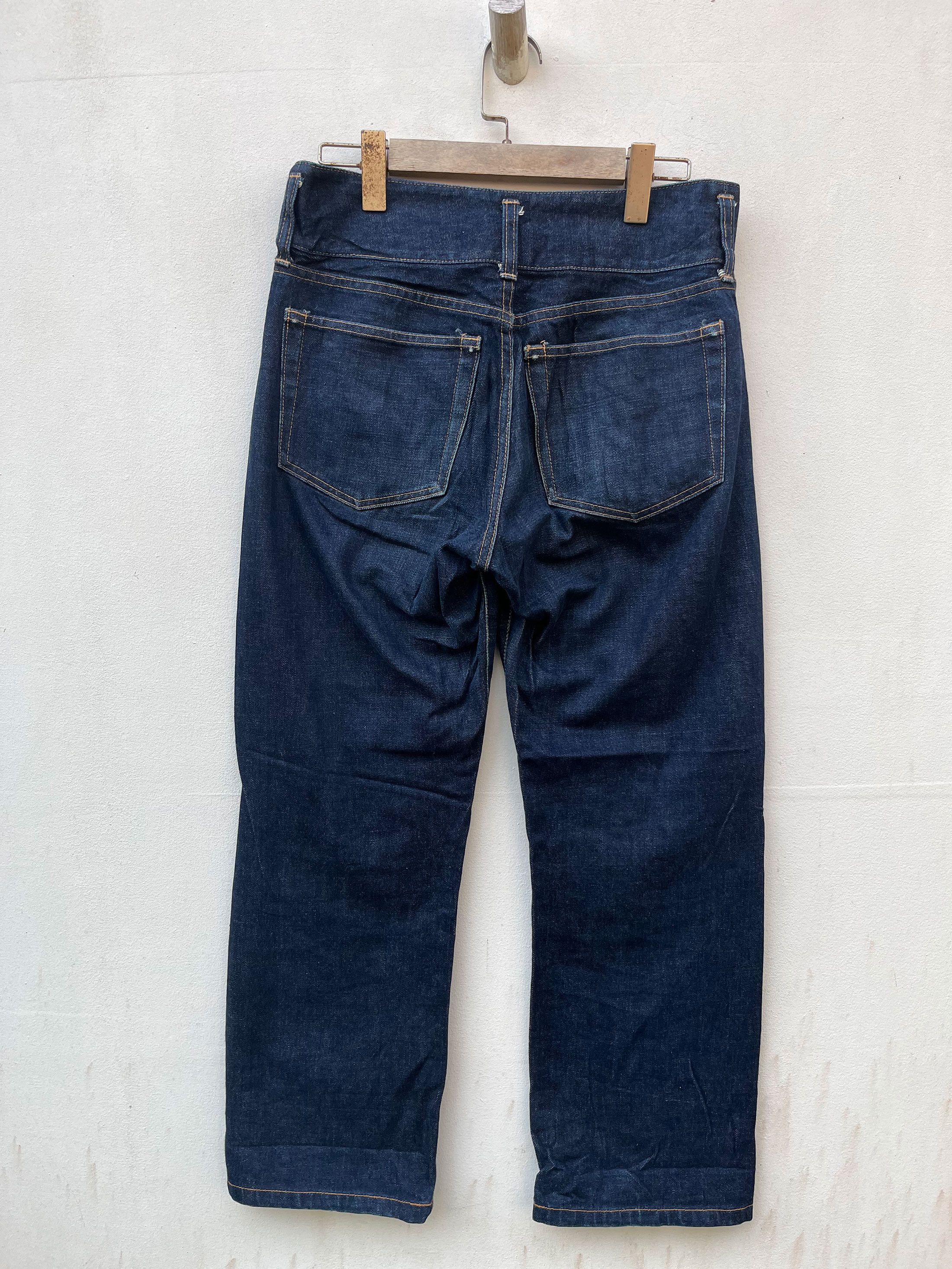 CABANE de ZUCCa × Designer × Japanese Brand Cabane De Zucca Cropped Art Craft Jeans Selvedge Size US 30 / EU 46 - 3 Thumbnail