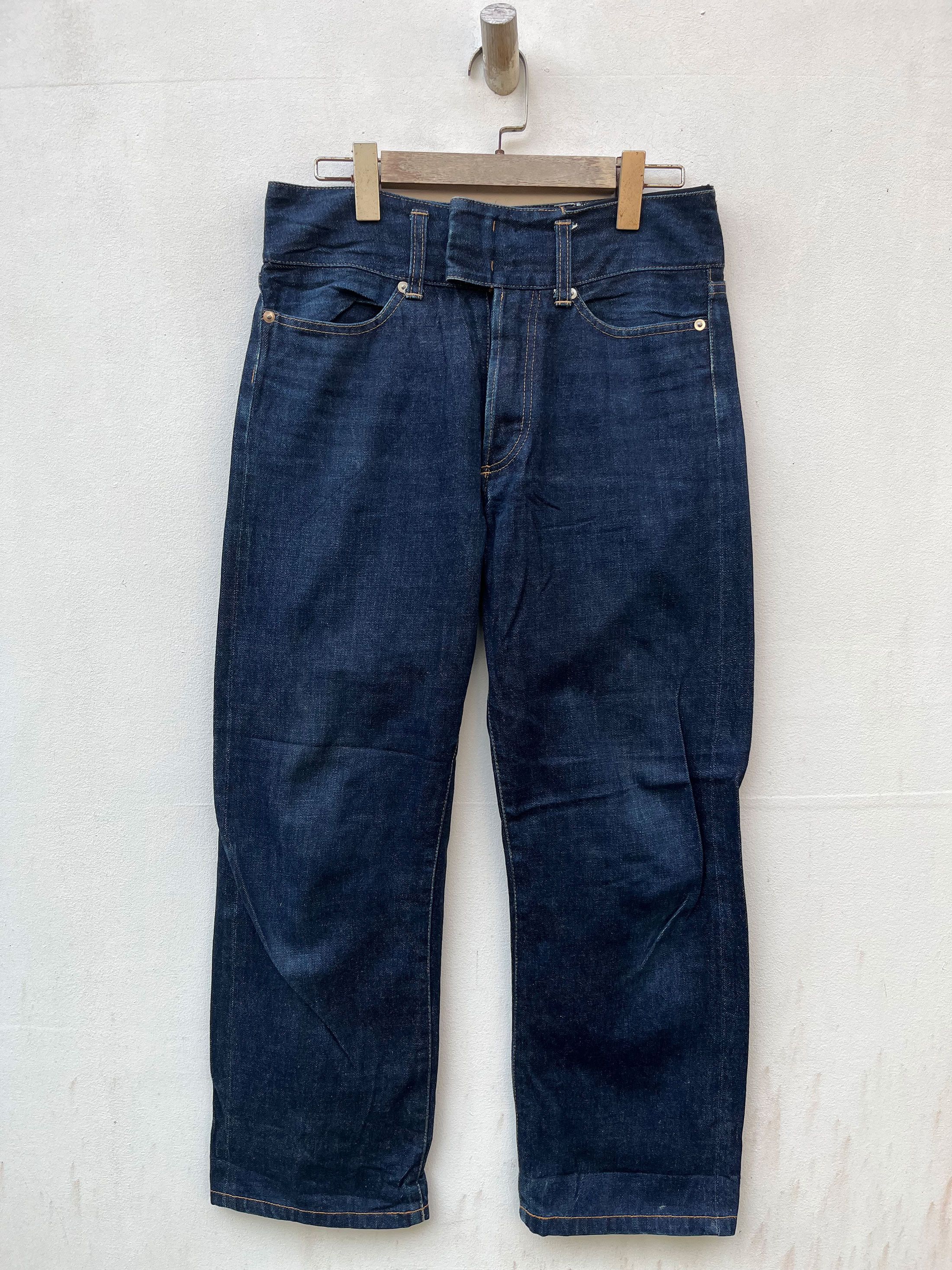 CABANE de ZUCCa × Designer × Japanese Brand Cabane De Zucca Cropped Art Craft Jeans Selvedge Size US 30 / EU 46 - 1 Thumbnail