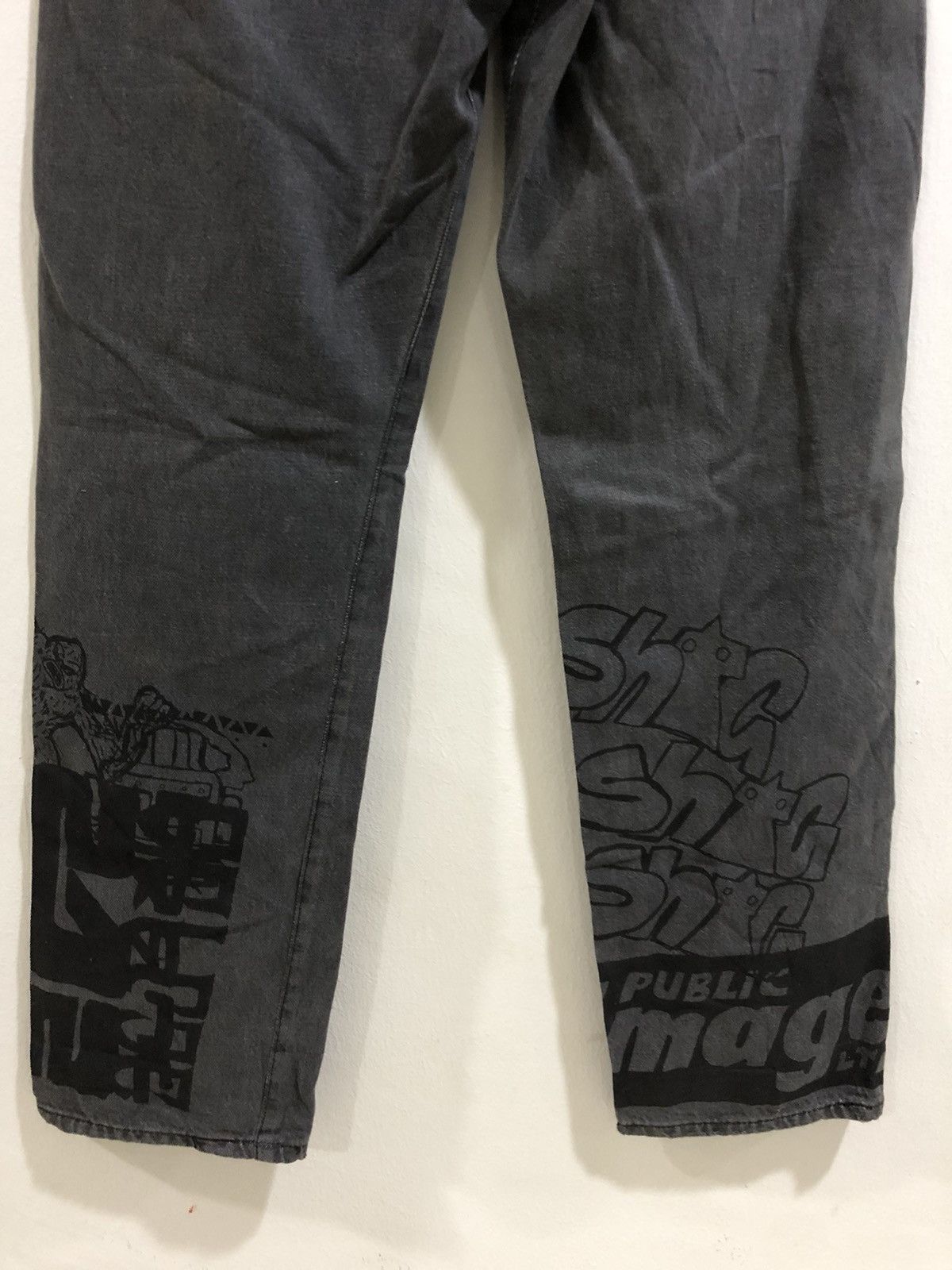 Neighborhood 🇯🇵 2002 NEIGHBOURHOOD x PUBLIC IMAGE LTD SELVEDGE DENIM Size US 31 - 8 Thumbnail