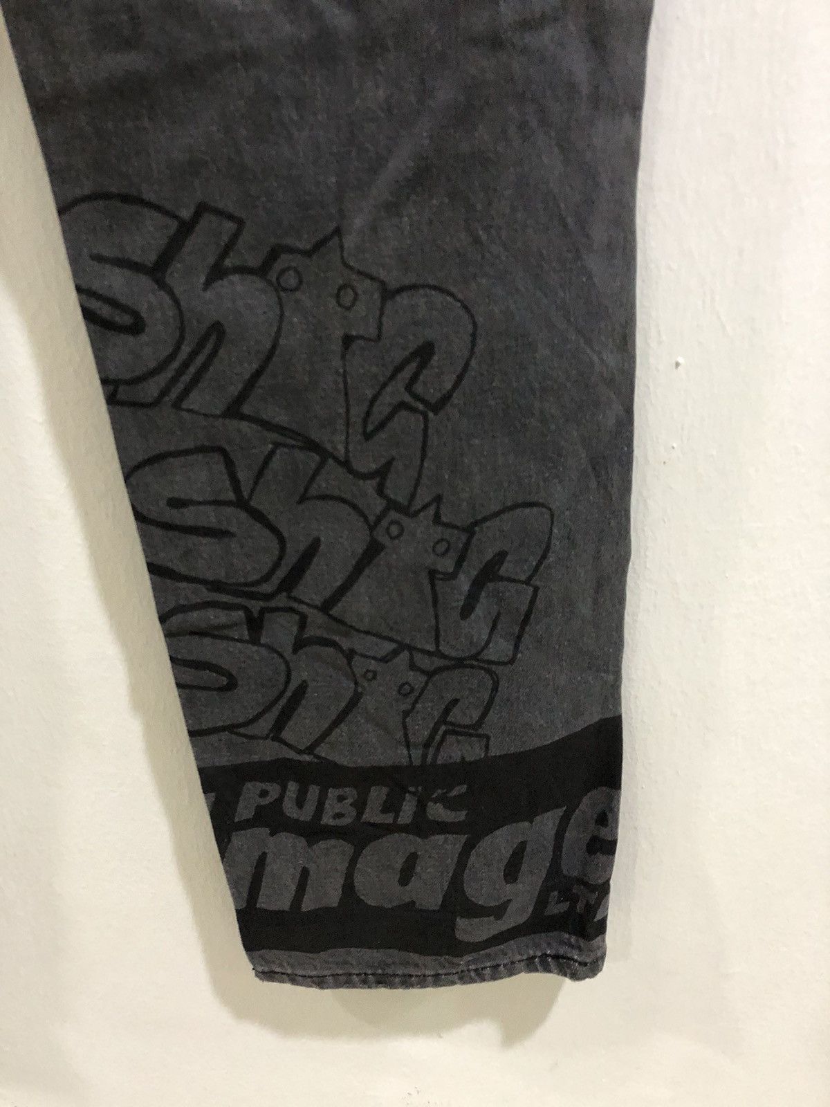 Neighborhood 🇯🇵 2002 NEIGHBOURHOOD x PUBLIC IMAGE LTD SELVEDGE DENIM Size US 31 - 10 Thumbnail