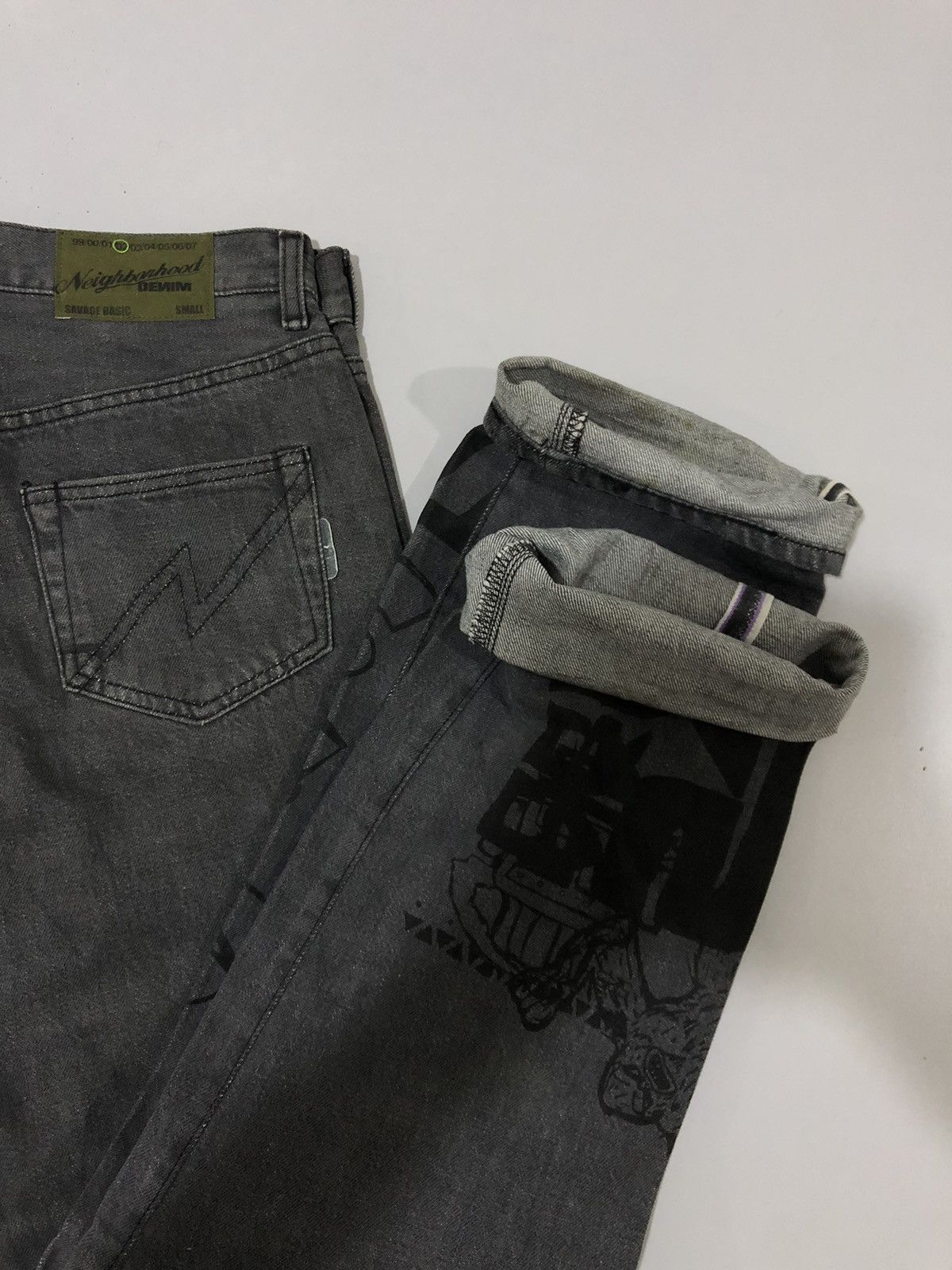 Neighborhood 🇯🇵 2002 NEIGHBOURHOOD x PUBLIC IMAGE LTD SELVEDGE DENIM Size US 31 - 1 Thumbnail