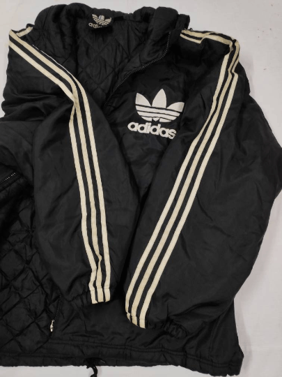 Adidas Vintage 90s Adidas Jacket Trefoil Big Logo Down Jacket Size US L / EU 52-54 / 3 - 5 Thumbnail