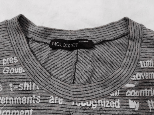Neil Barrett Neil Barret Striped T-shirt Size US M / EU 48-50 / 2 - 4 Thumbnail