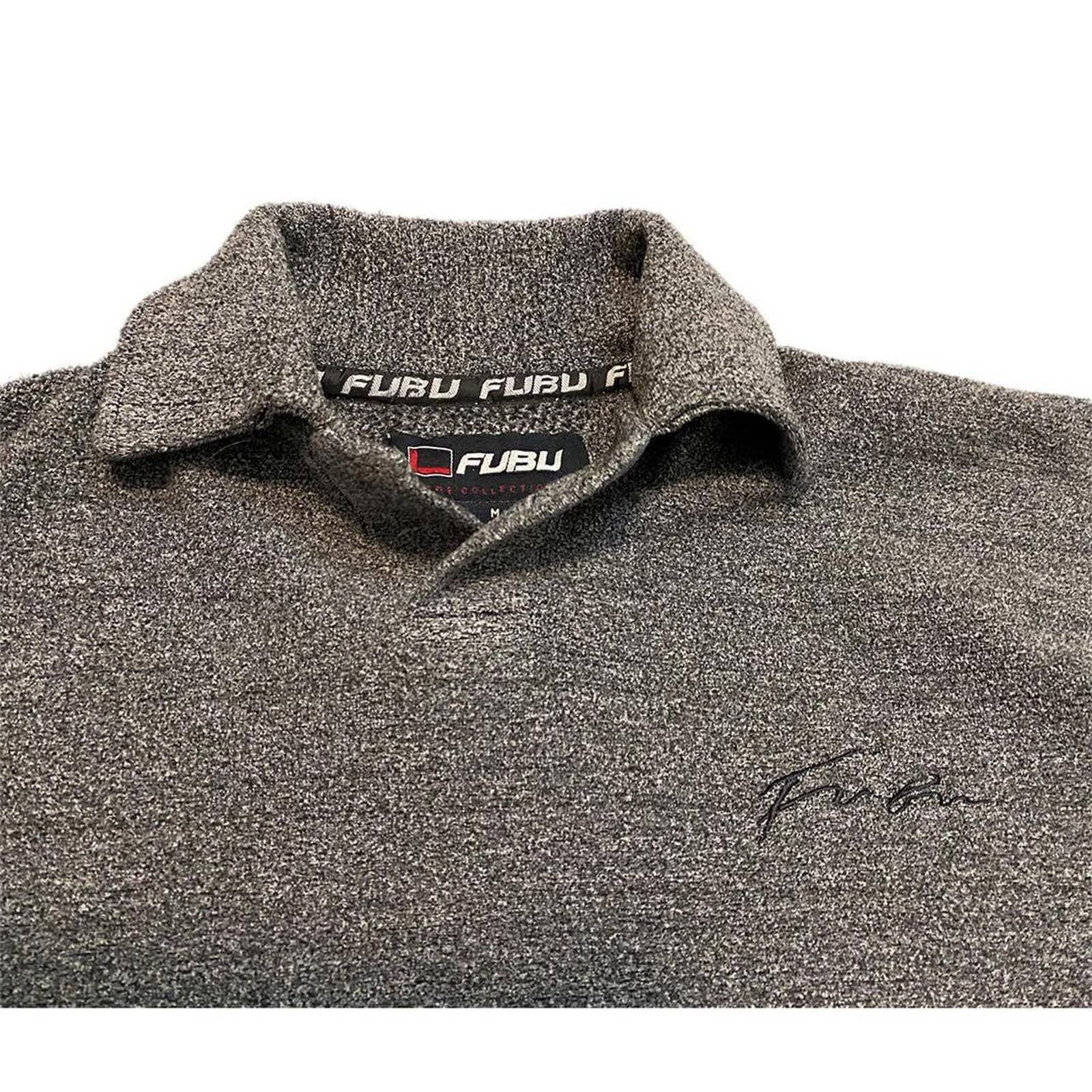 Fubu FUBU Vintage Fleece Collared Long Sleeve Streetwear Sweater Size US S / EU 44-46 / 1 - 2 Thumbnail