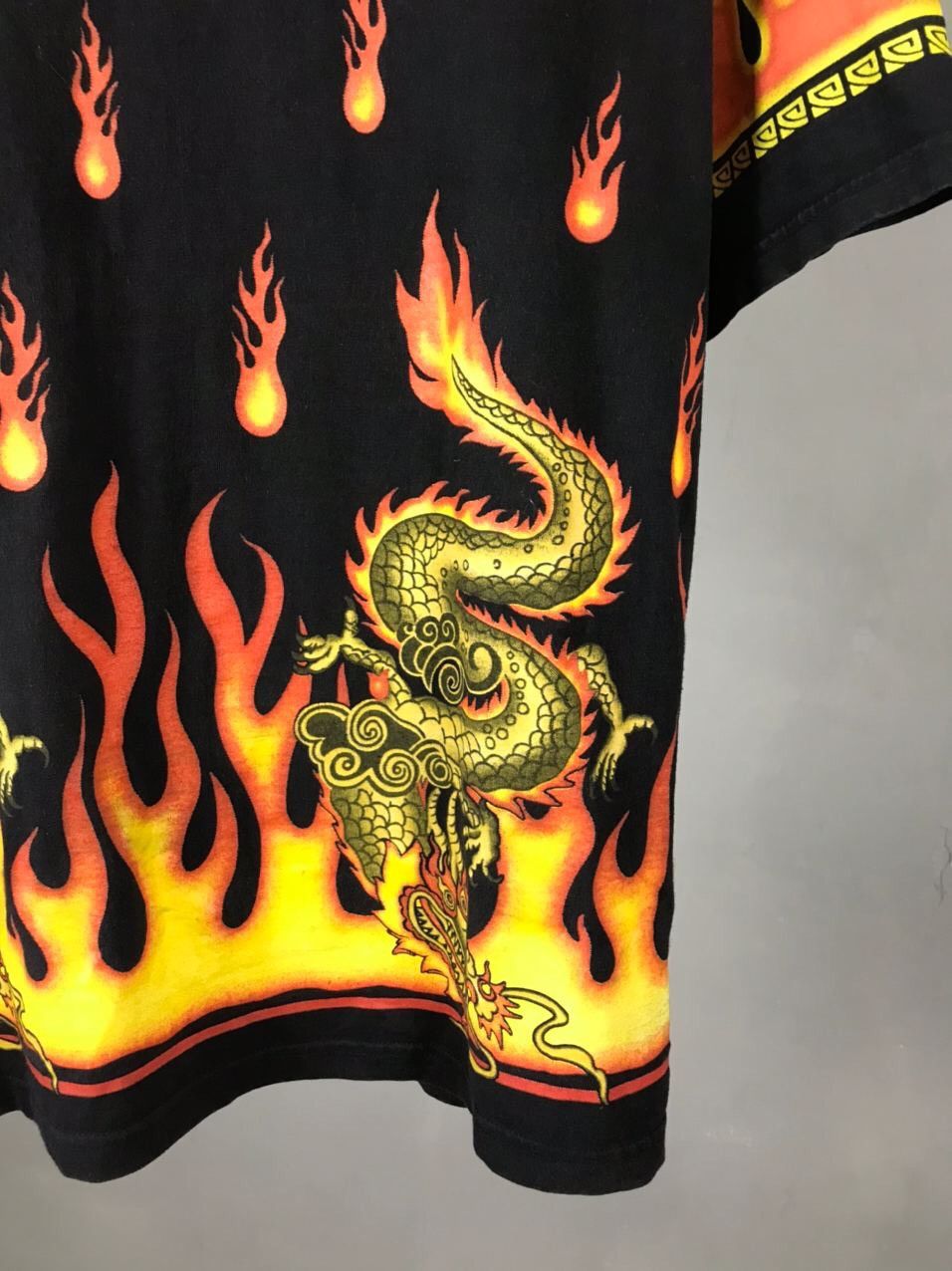 Other × Vintage Vintage Rock Dragon Fire Tee Size US L / EU 52-54 / 3 - 3 Thumbnail