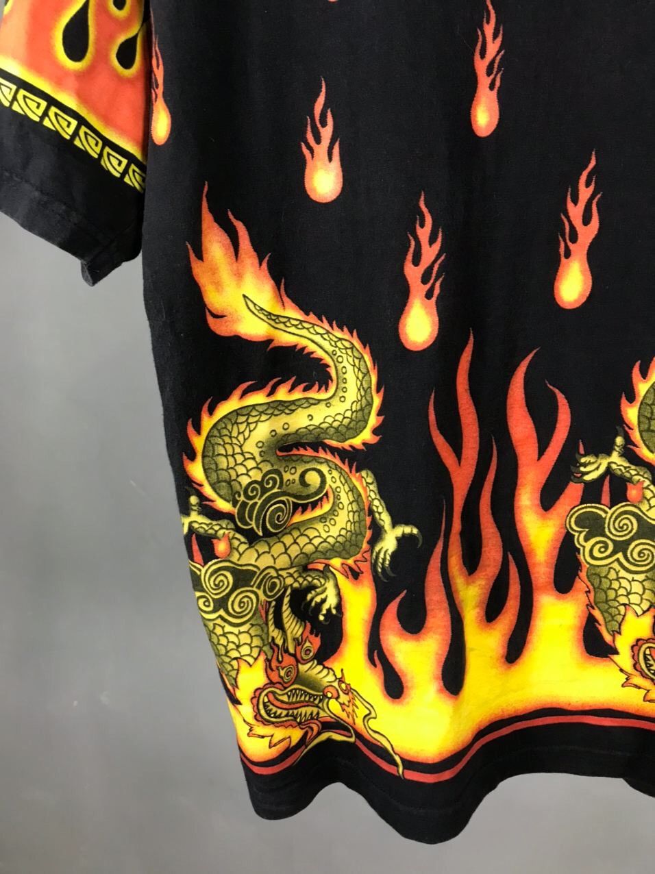 Other × Vintage Vintage Rock Dragon Fire Tee Size US L / EU 52-54 / 3 - 4 Thumbnail