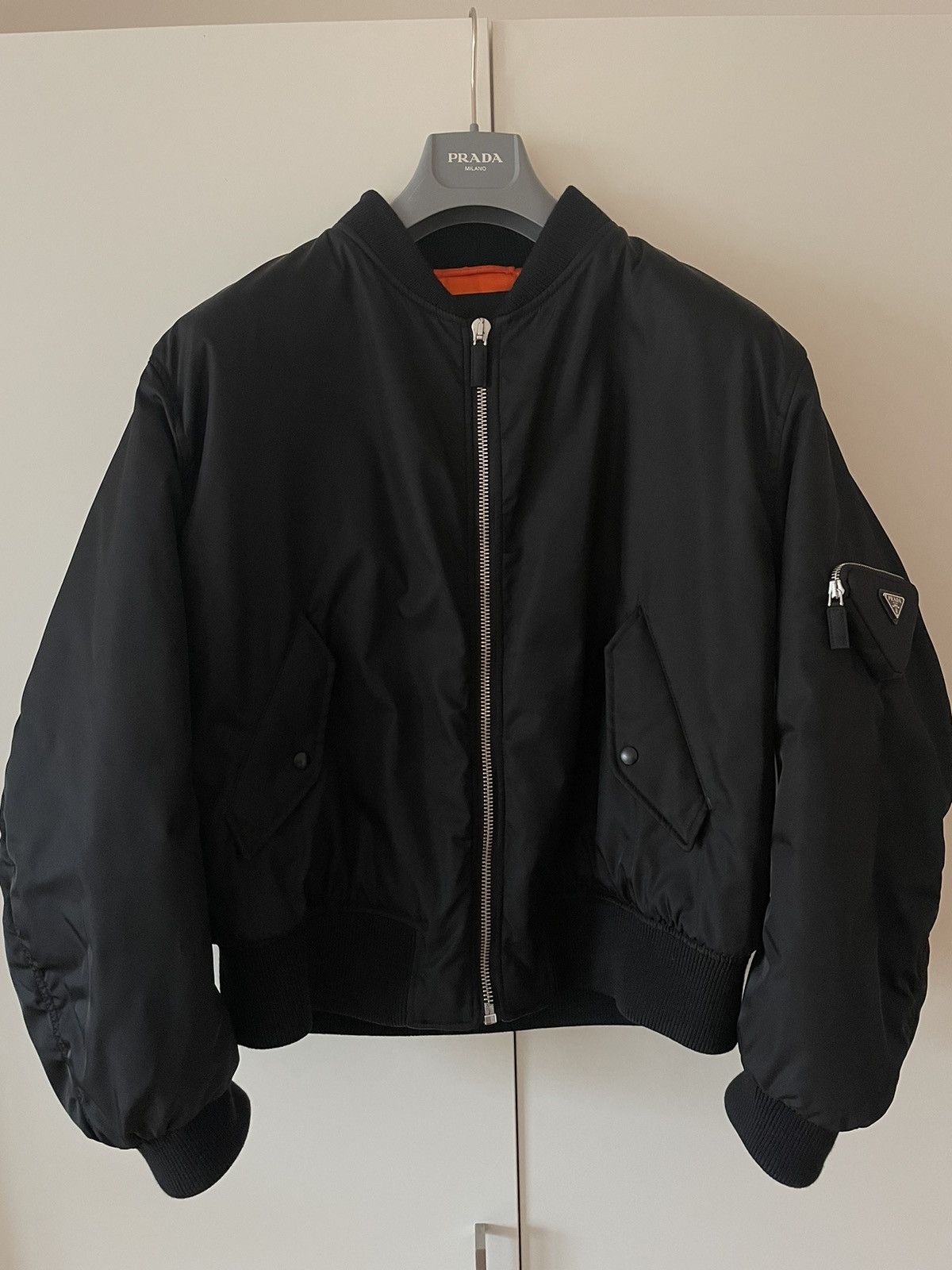 Raf Simons Prada fw23 bomber jacket | Grailed