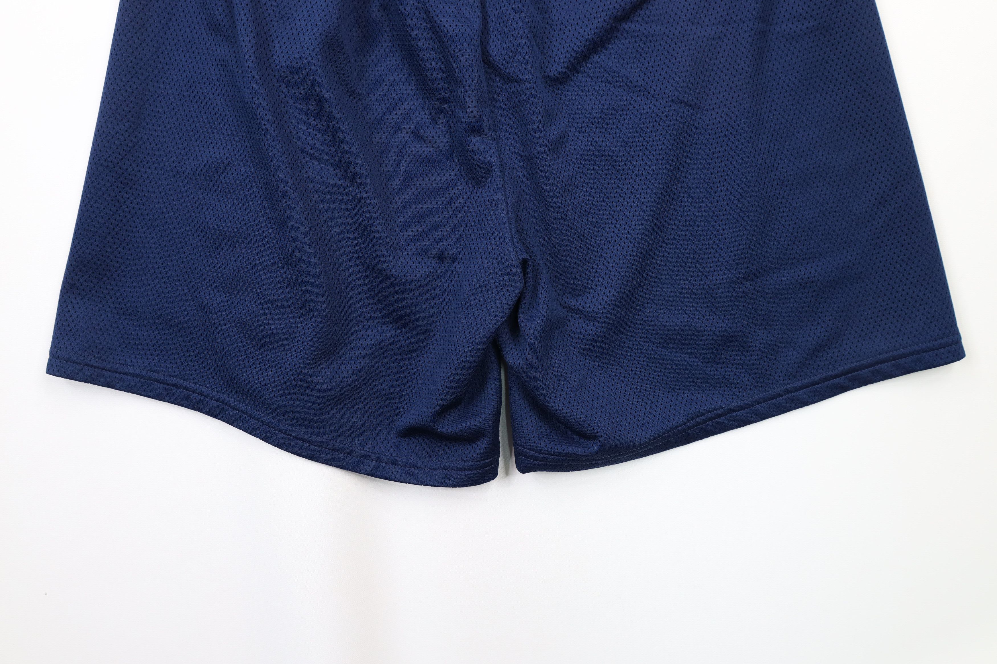 Nike × Vintage Vintage 90s Nike Travis Scott Mini Swoosh Knee Mesh Shorts Size US 32 / EU 48 - 10 Thumbnail