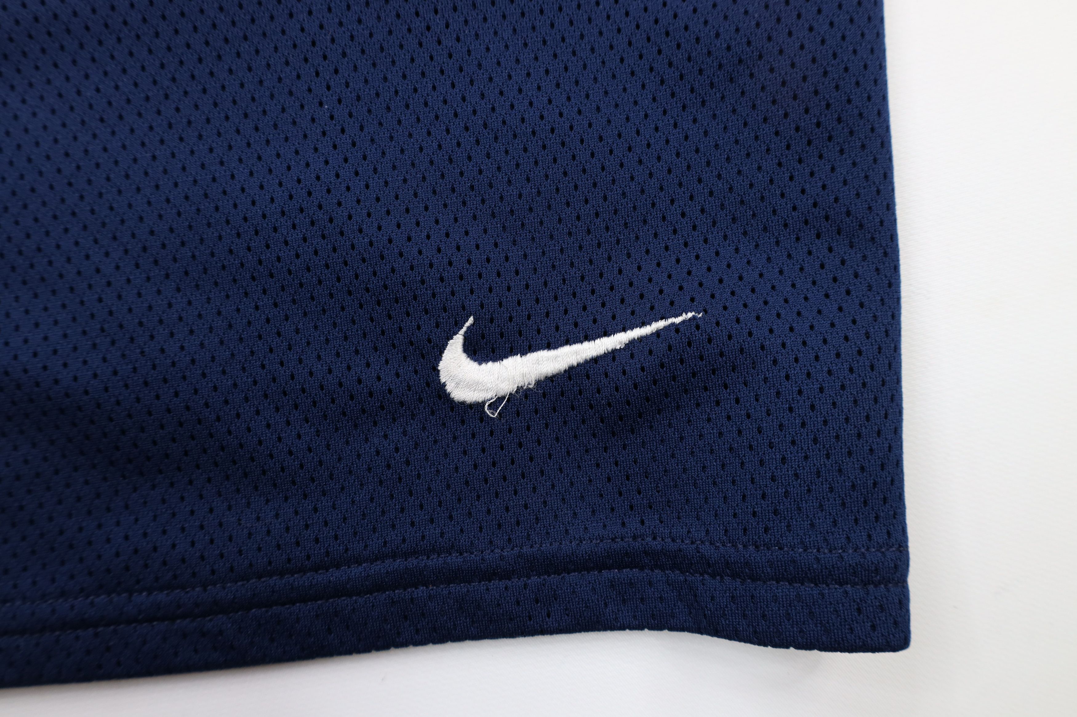 Nike × Vintage Vintage 90s Nike Travis Scott Mini Swoosh Knee Mesh Shorts Size US 32 / EU 48 - 4 Thumbnail