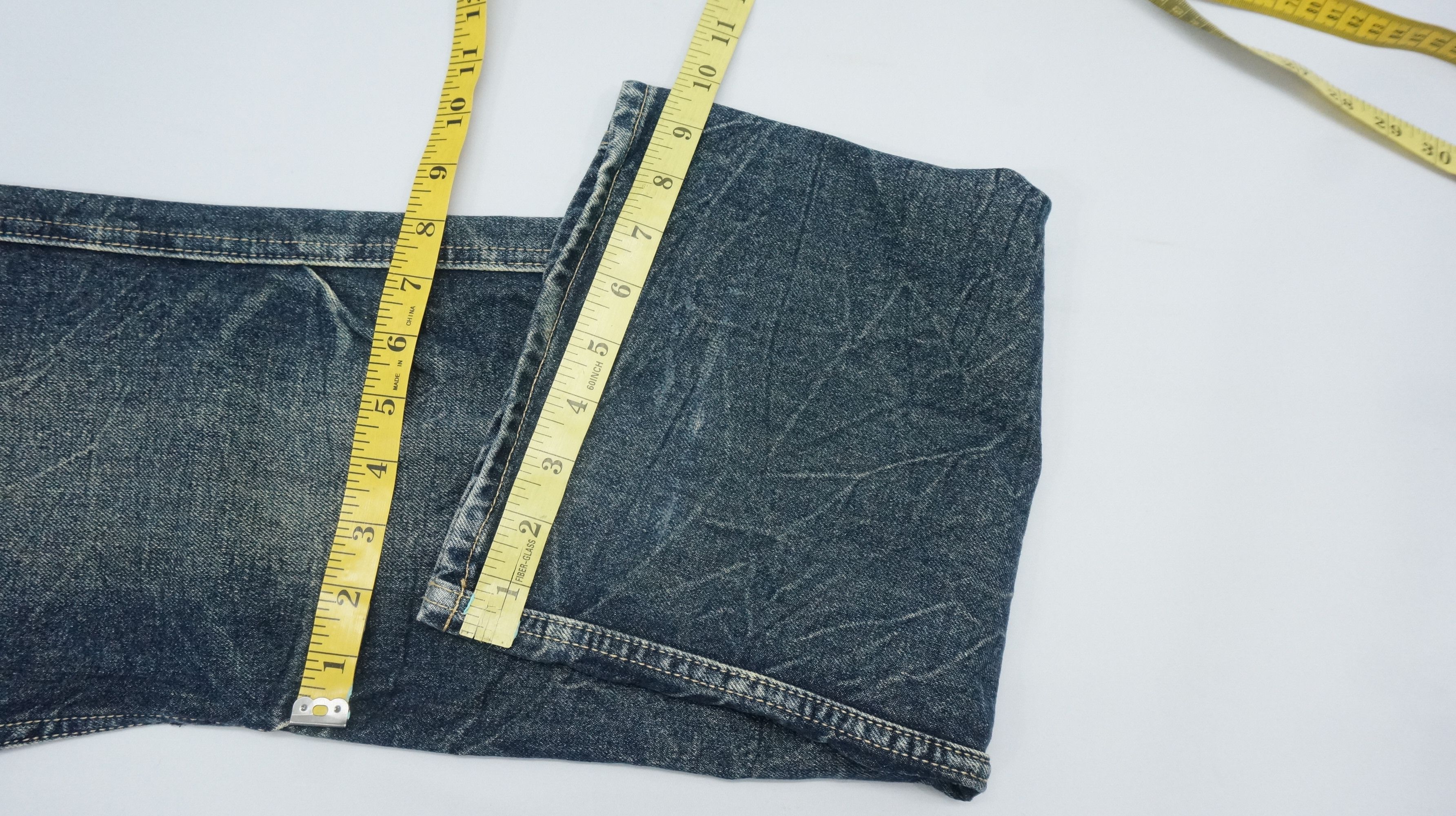 Hysteric Glamour VTG FLARE 🔥 JACK SERIKA Printed Wings Dark Blue Jeans Size US 30 / EU 46 - 17 Thumbnail