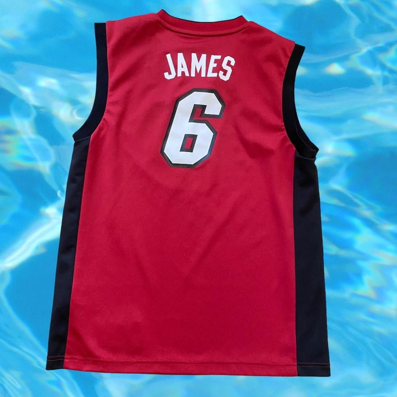 2013-14 Lebron James NBA Basketball Adidas Miami Heat Jersey