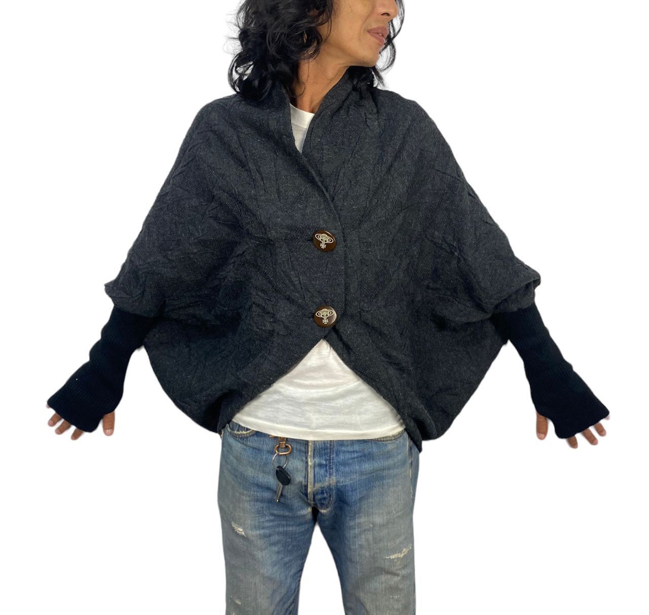 Seditionaries × Vivienne Westwood 🔥RARE🔥 unisex vivienne westwood punk style wool cardigan Size US M / EU 48-50 / 2 - 1 Thumbnail