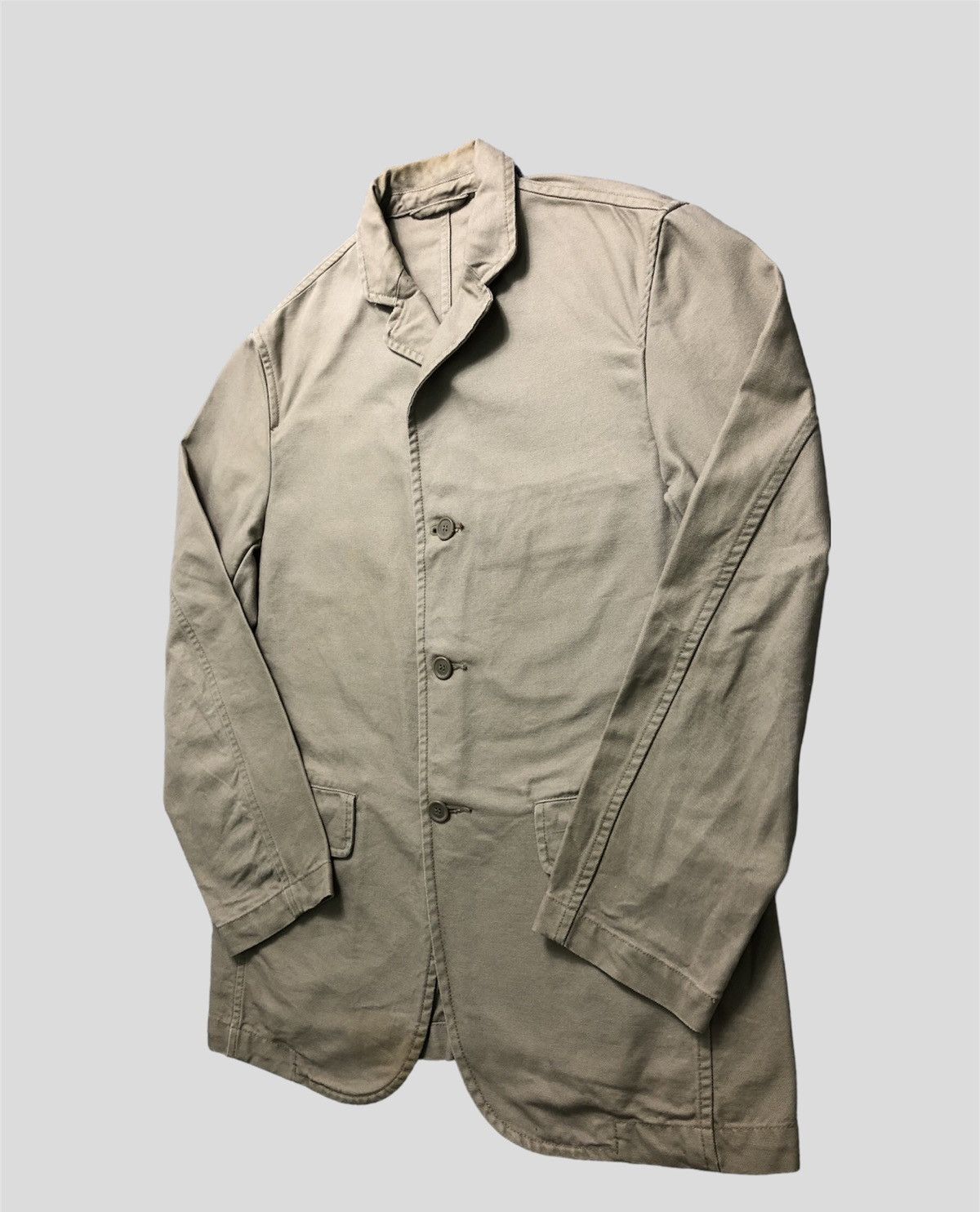 Japanese Brand × Vintage Vintage Hickory Workwear Jacket Size US L / EU 52-54 / 3 - 3 Thumbnail