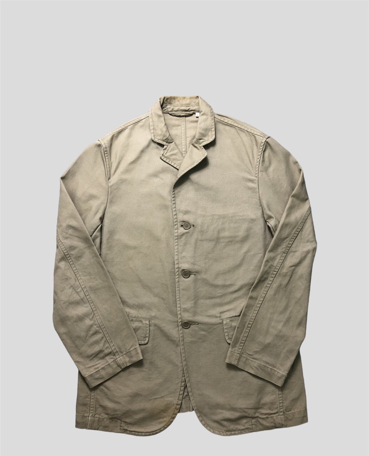 Japanese Brand × Vintage Vintage Hickory Workwear Jacket Size US L / EU 52-54 / 3 - 1 Thumbnail
