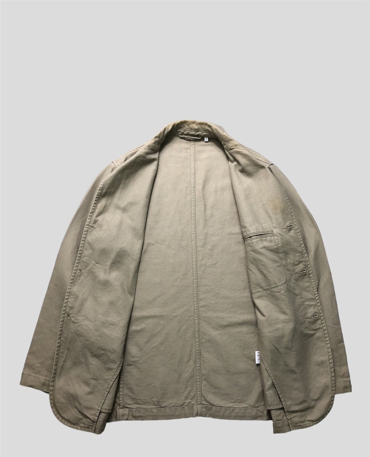 Japanese Brand × Vintage Vintage Hickory Workwear Jacket Size US L / EU 52-54 / 3 - 7 Thumbnail