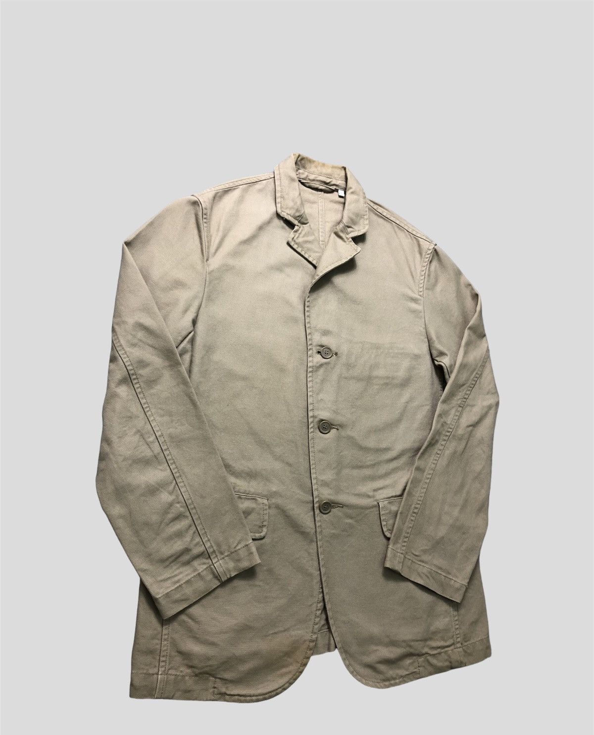 Japanese Brand × Vintage Vintage Hickory Workwear Jacket Size US L / EU 52-54 / 3 - 2 Thumbnail