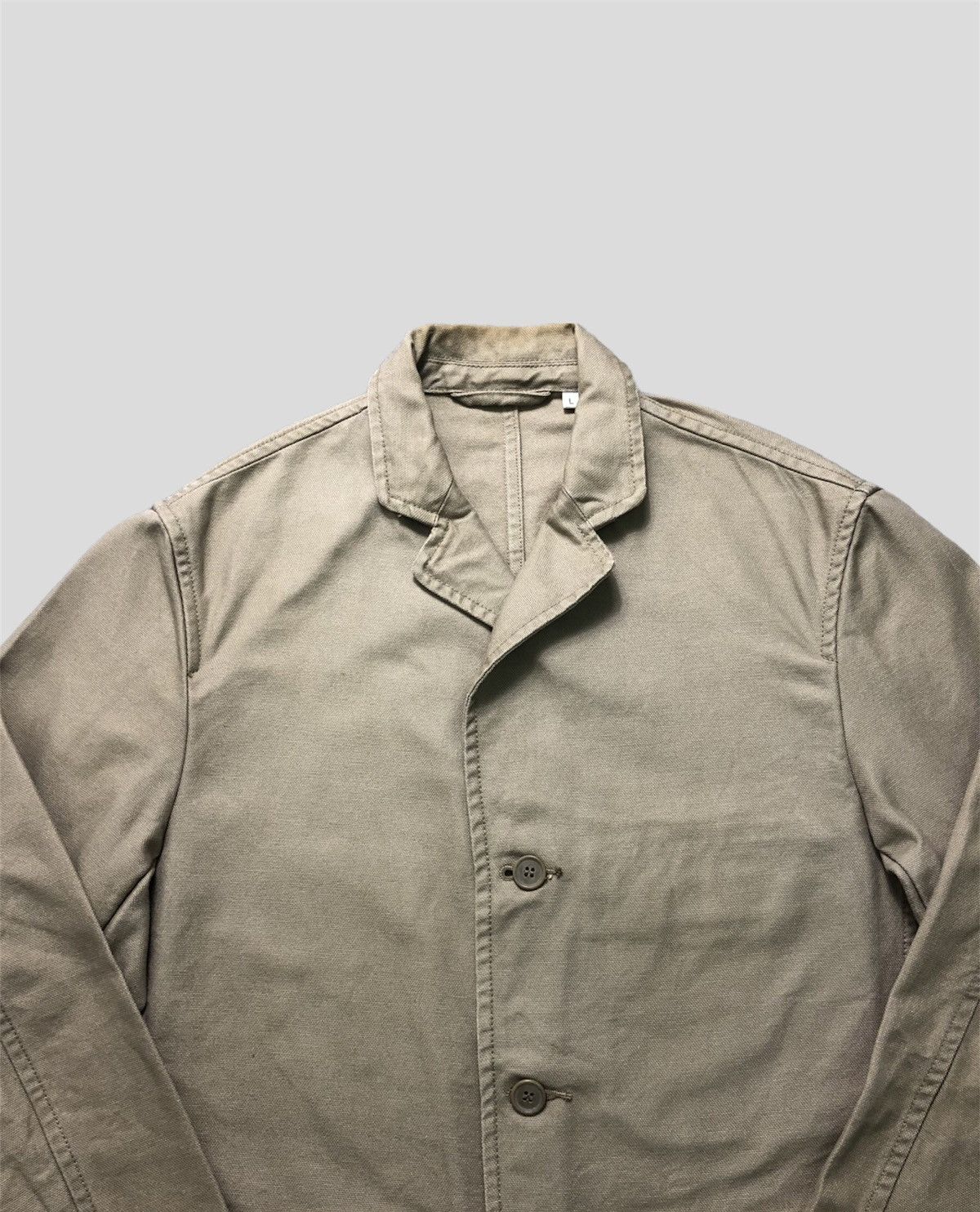 Japanese Brand × Vintage Vintage Hickory Workwear Jacket Size US L / EU 52-54 / 3 - 4 Thumbnail