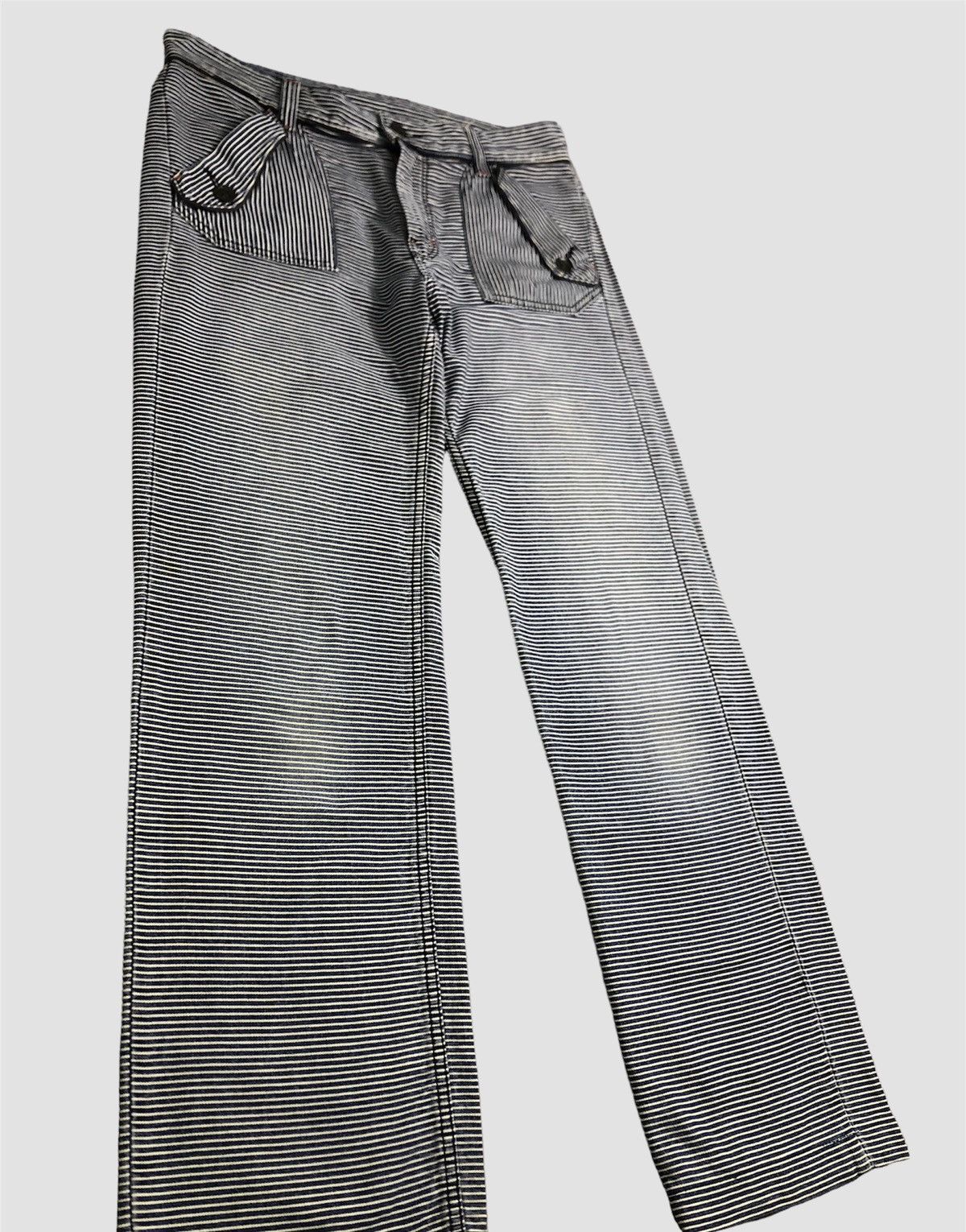 Edwin × If Six Was Nine × Le Grande Bleu (L.G.B.) Vintage 90s Edwin Striped Pant Size US 31 - 2 Thumbnail