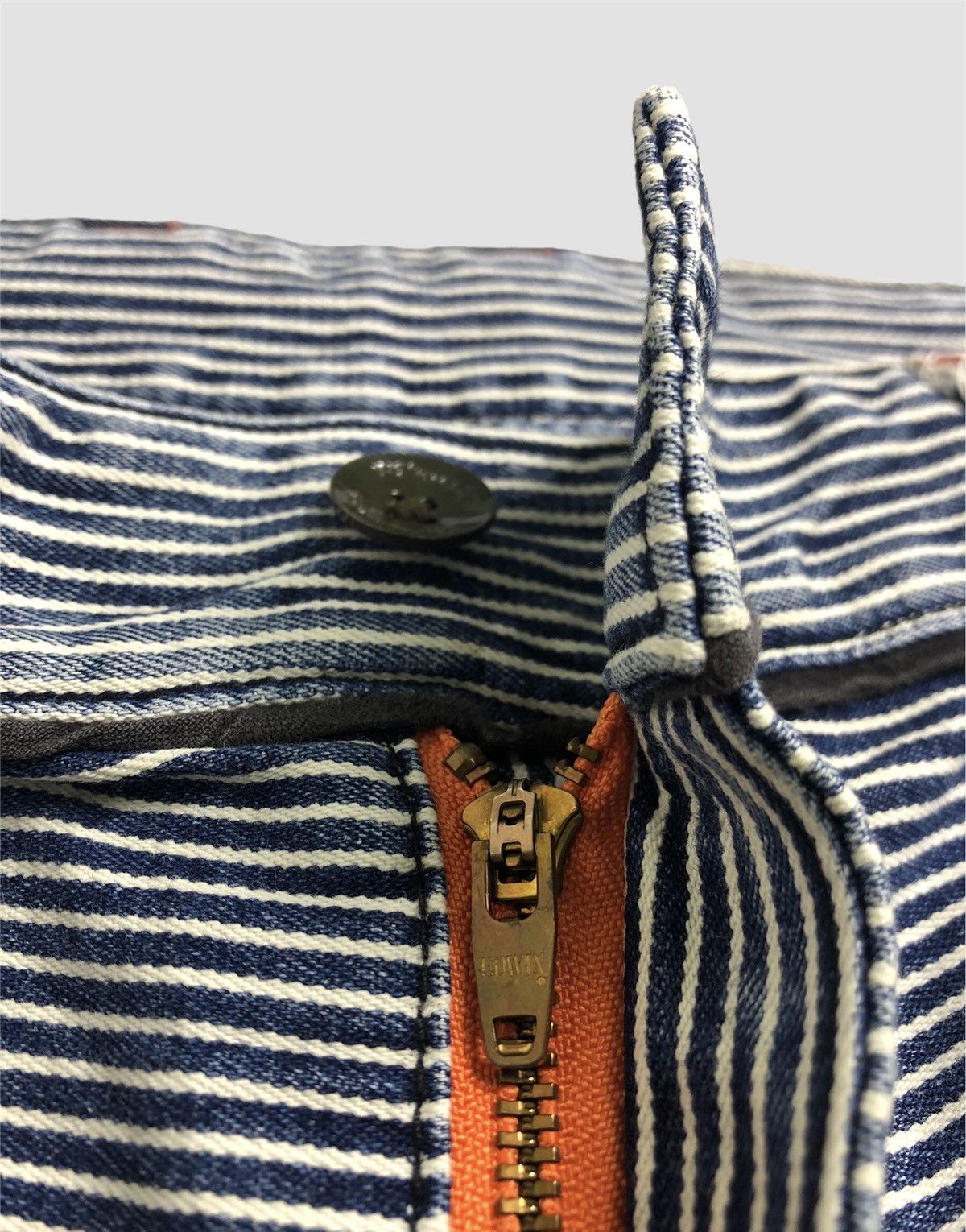 Edwin × If Six Was Nine × Le Grande Bleu (L.G.B.) Vintage 90s Edwin Striped Pant Size US 31 - 14 Thumbnail