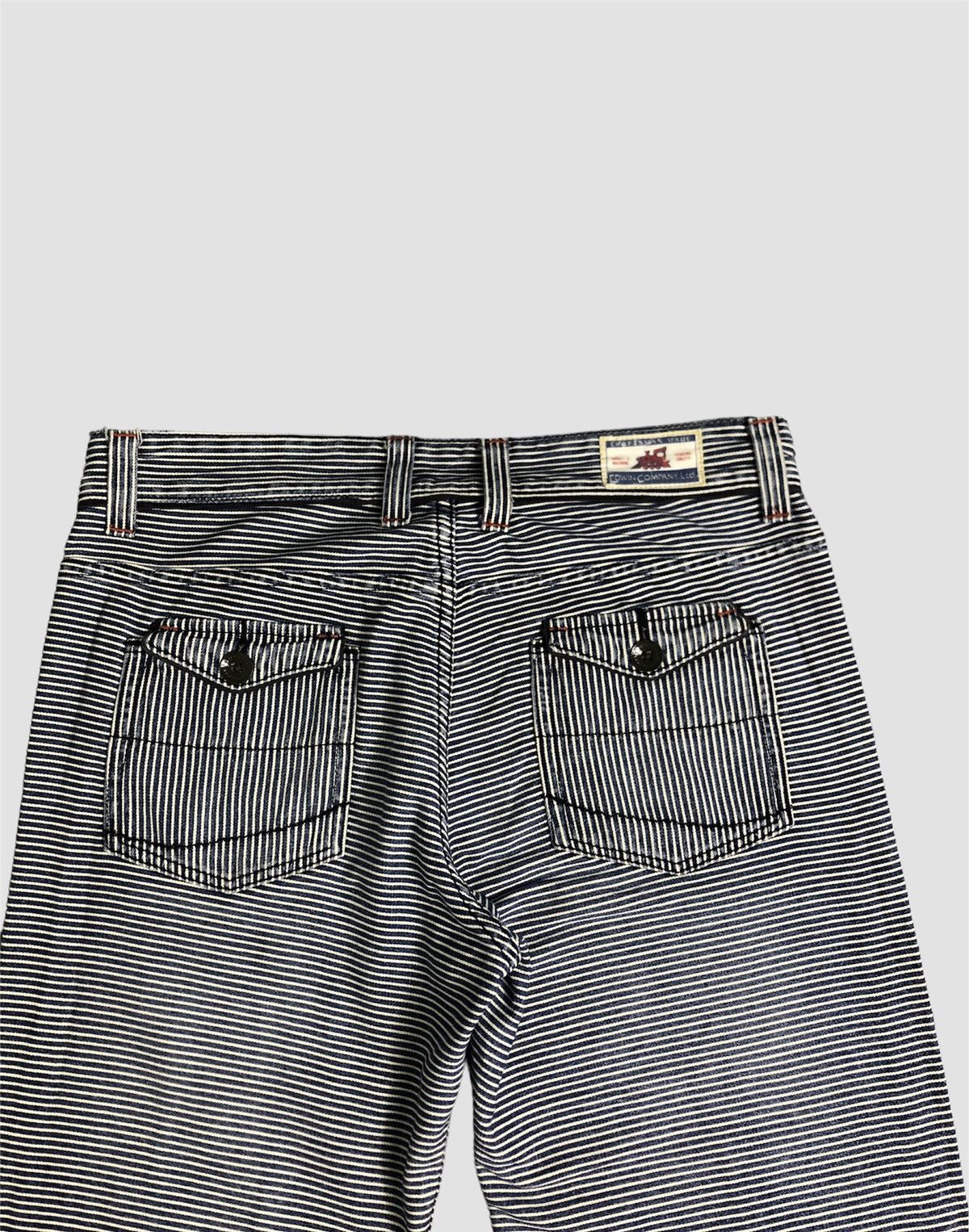 Edwin × If Six Was Nine × Le Grande Bleu (L.G.B.) Vintage 90s Edwin Striped Pant Size US 31 - 9 Thumbnail