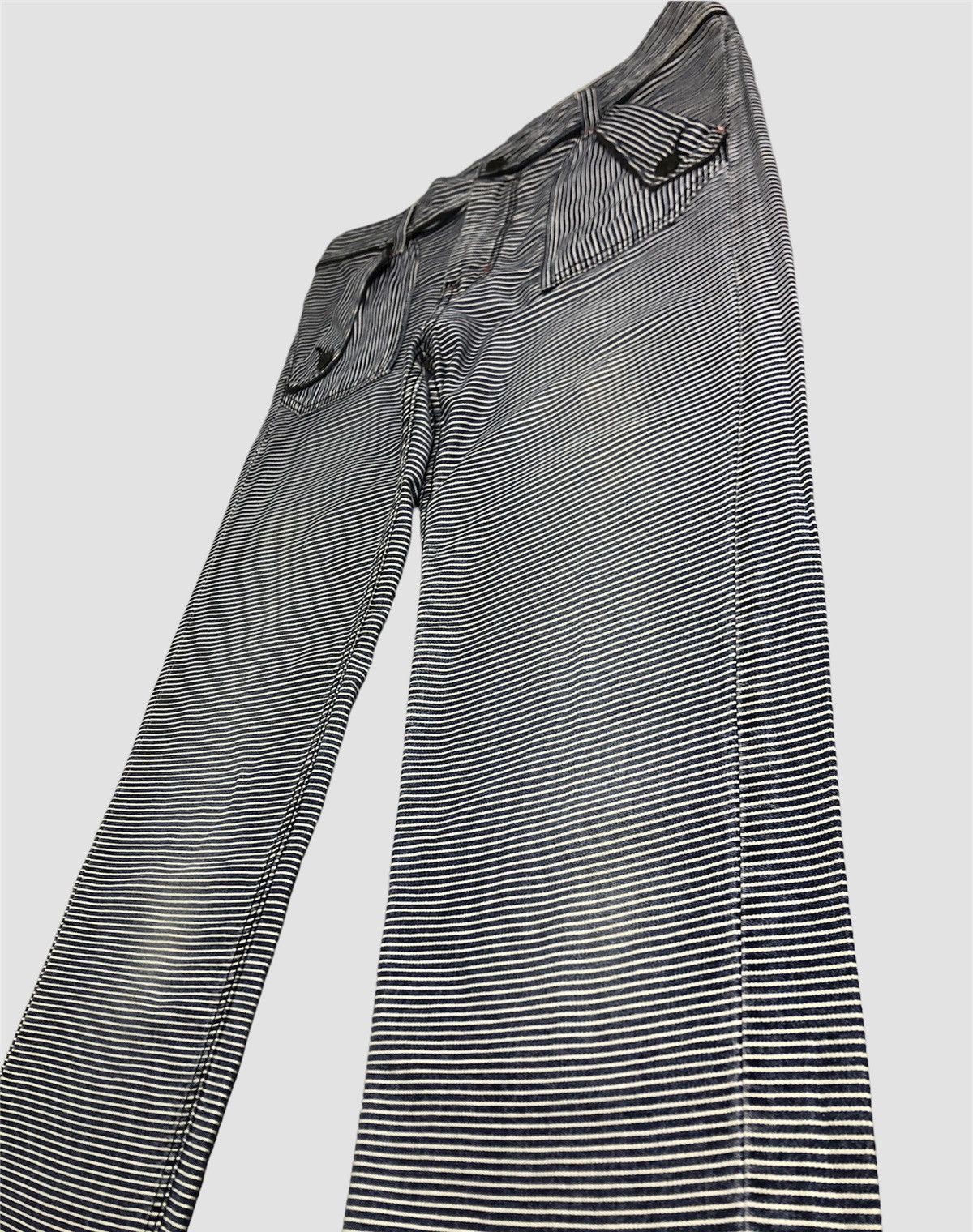 Edwin × If Six Was Nine × Le Grande Bleu (L.G.B.) Vintage 90s Edwin Striped Pant Size US 31 - 3 Thumbnail