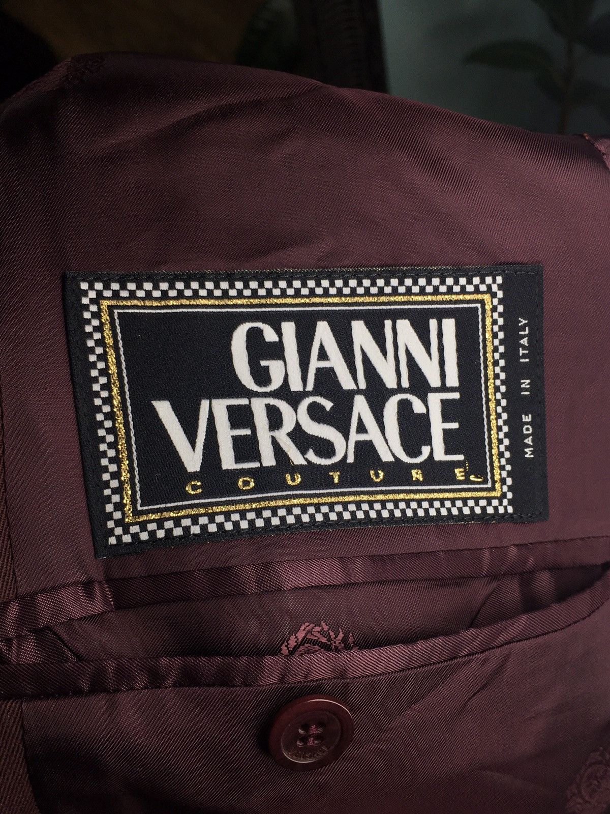 Versace Gianni Versace Couture Blazer 90-s Vintage Size 50S - 10 Thumbnail